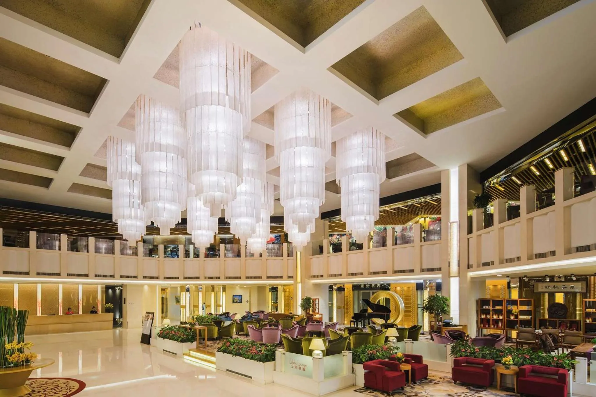 Lobby or reception in Kempinski Hotel Dalian