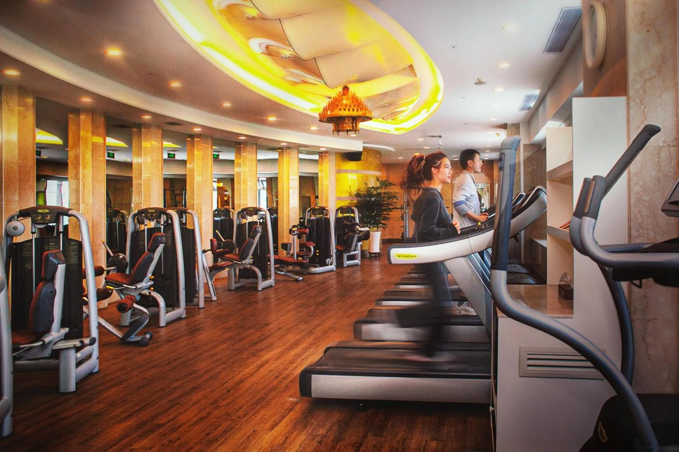 Fitness centre/facilities in Kempinski Hotel Dalian