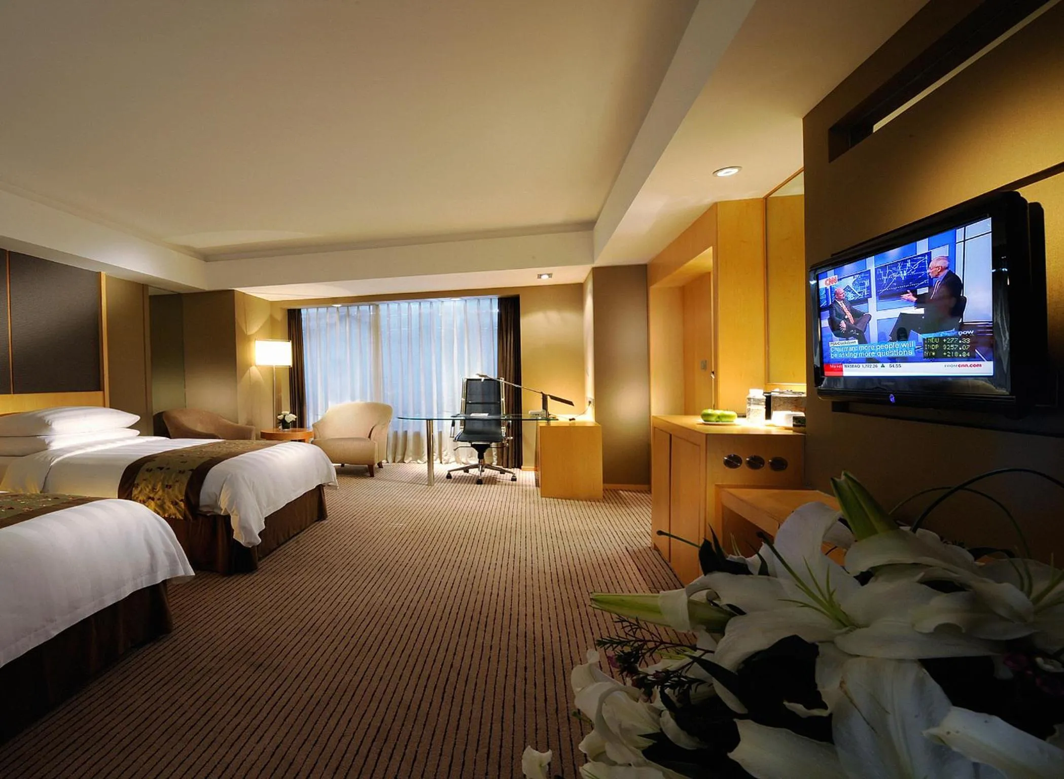 Bed in Kempinski Hotel Dalian