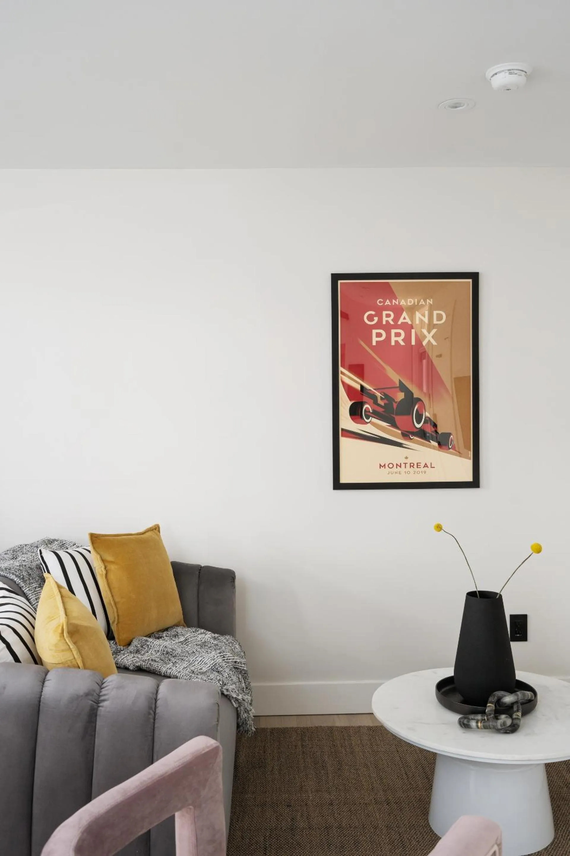 Decorative detail in François-Denis Apartments