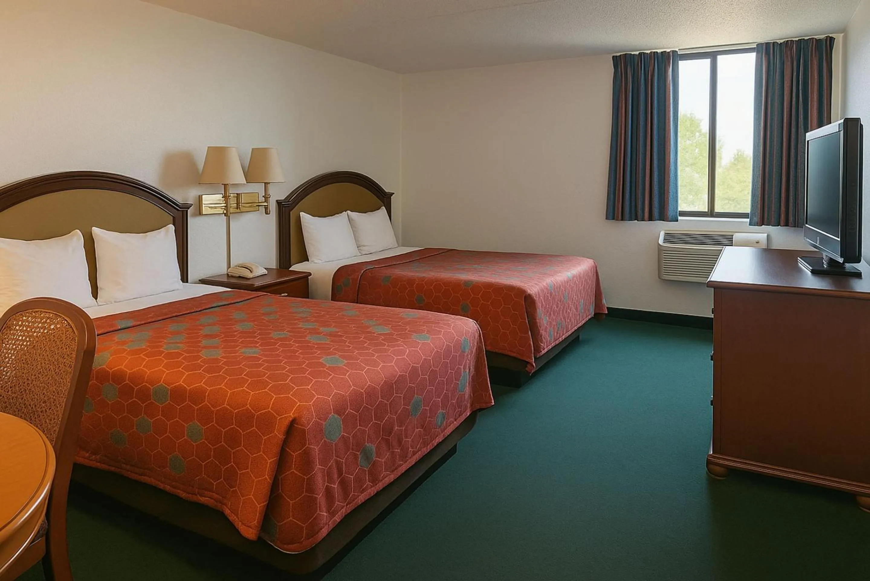 Bedroom, Bed in Key Inn Roseville