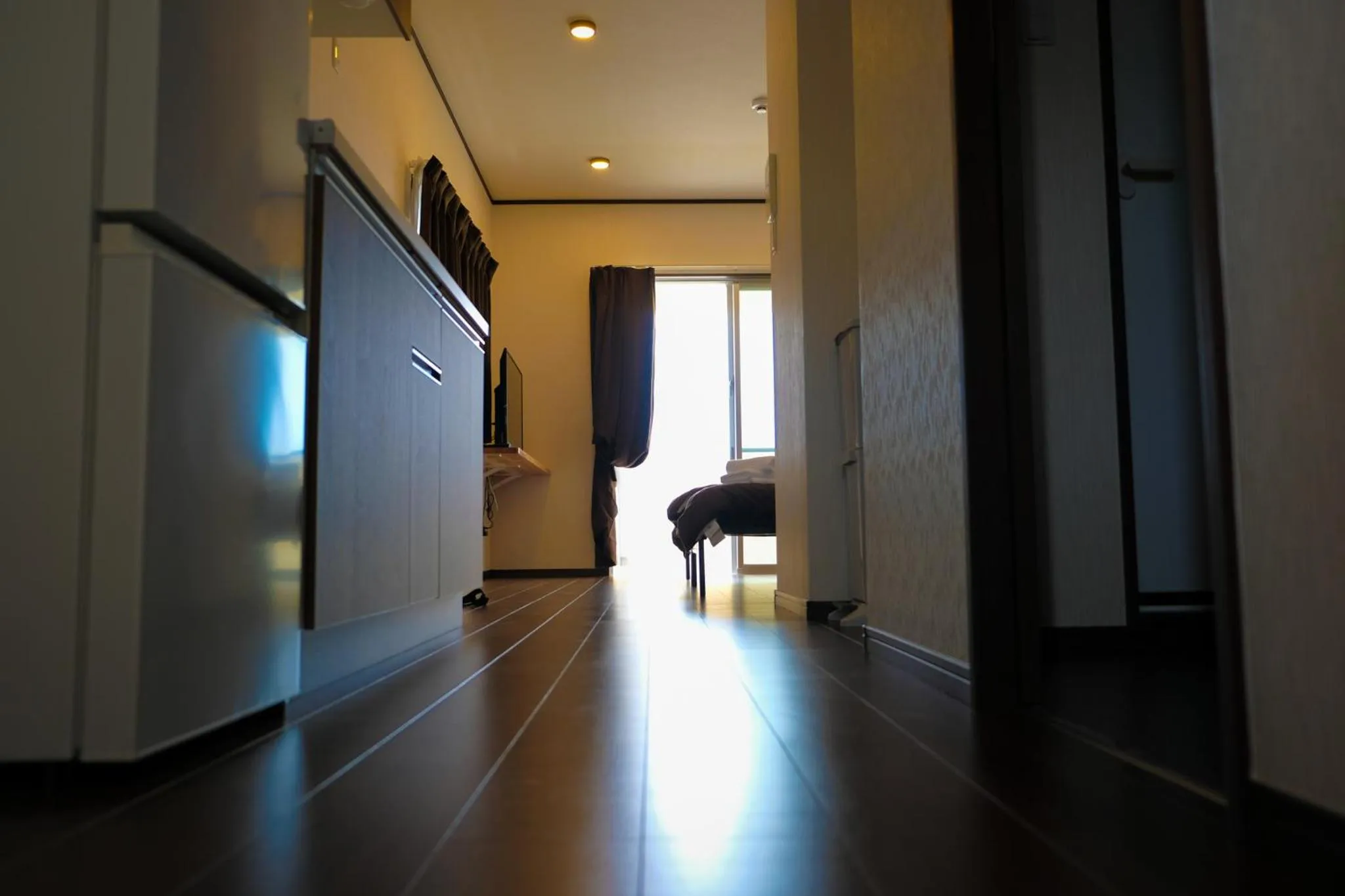 Bedroom in Blue Entrance