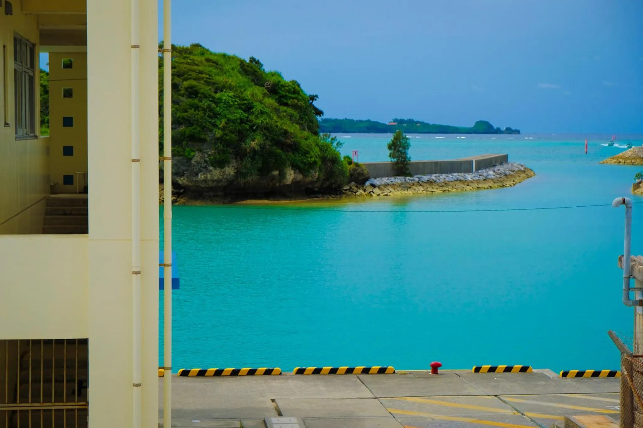 Sea view in Blue Entrance