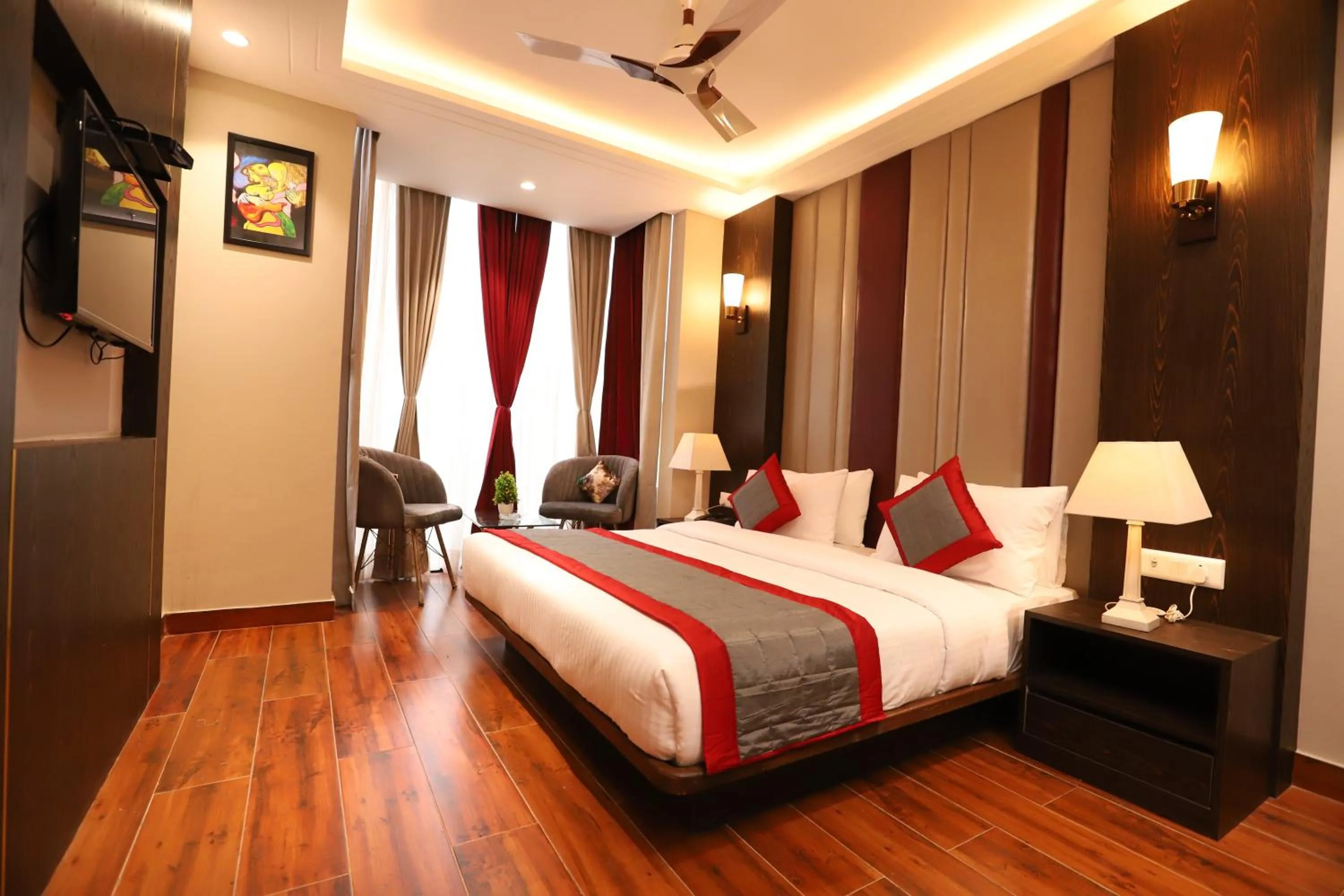 Bedroom, Bed in Hotel The Magic Tree - Paharganj New Delhi