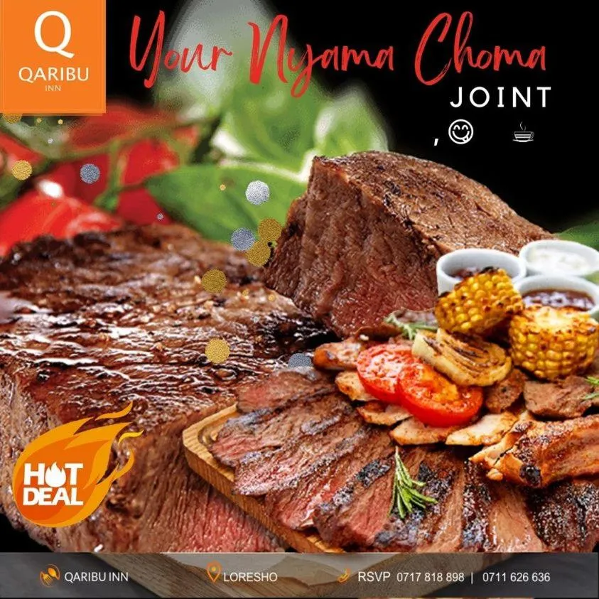 Food and drinks in Qaribu Inn Boutique Hotel Nairobi