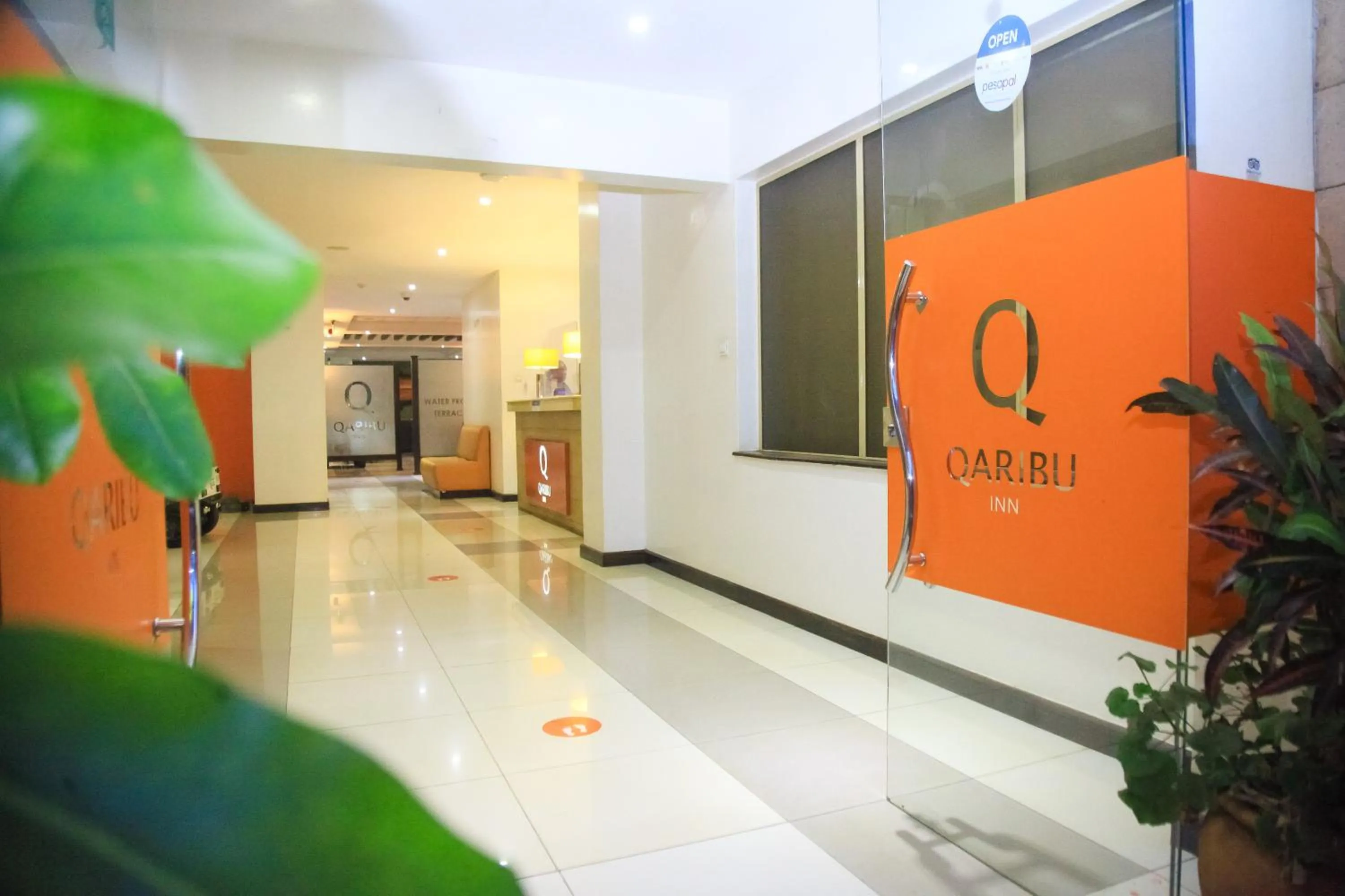 Lobby or reception in Qaribu Inn Boutique Hotel Nairobi