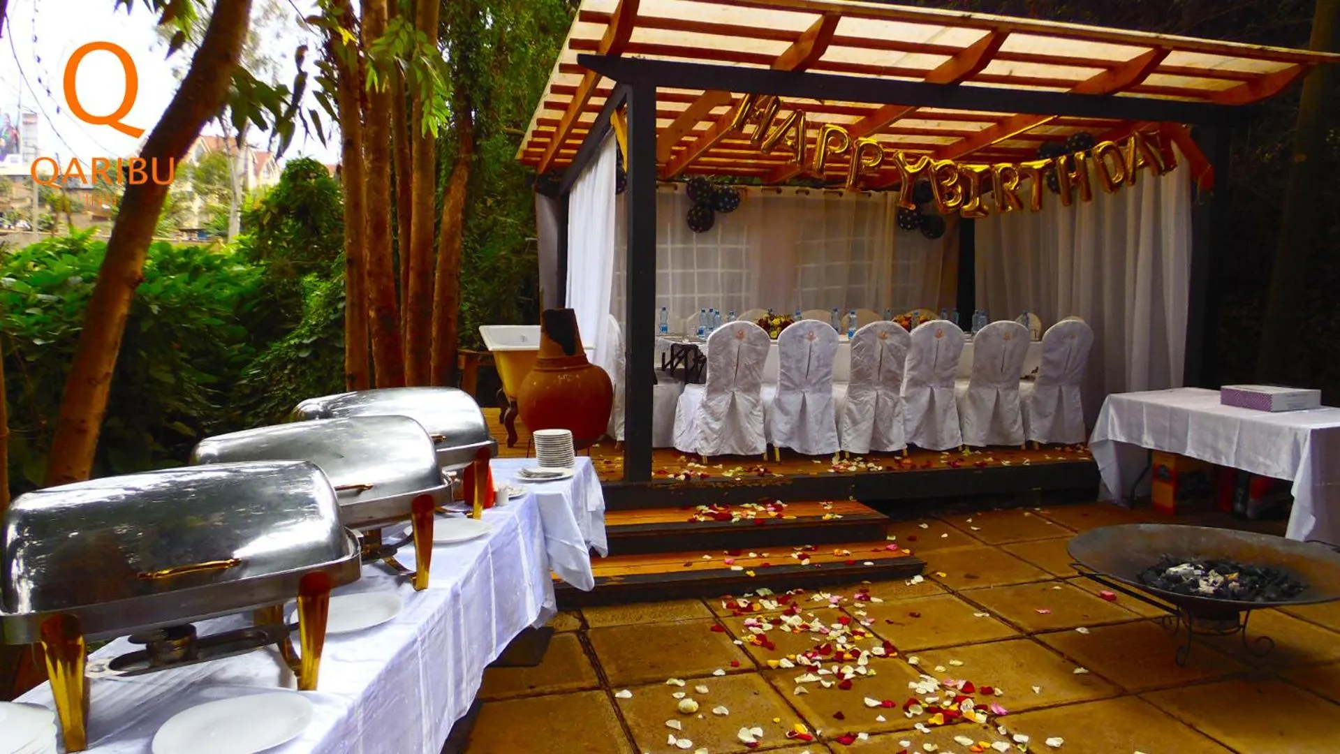 Restaurant/places to eat in Qaribu Inn Boutique Hotel Nairobi