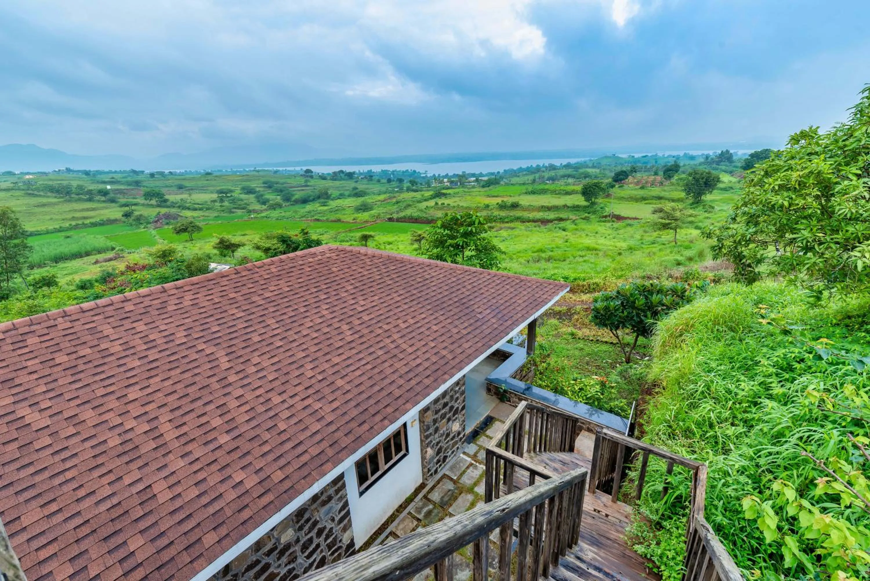 Property building in SaffronStays Le Soil, Igatpuri - pet-friendly villa with viewing deck for panoramic views