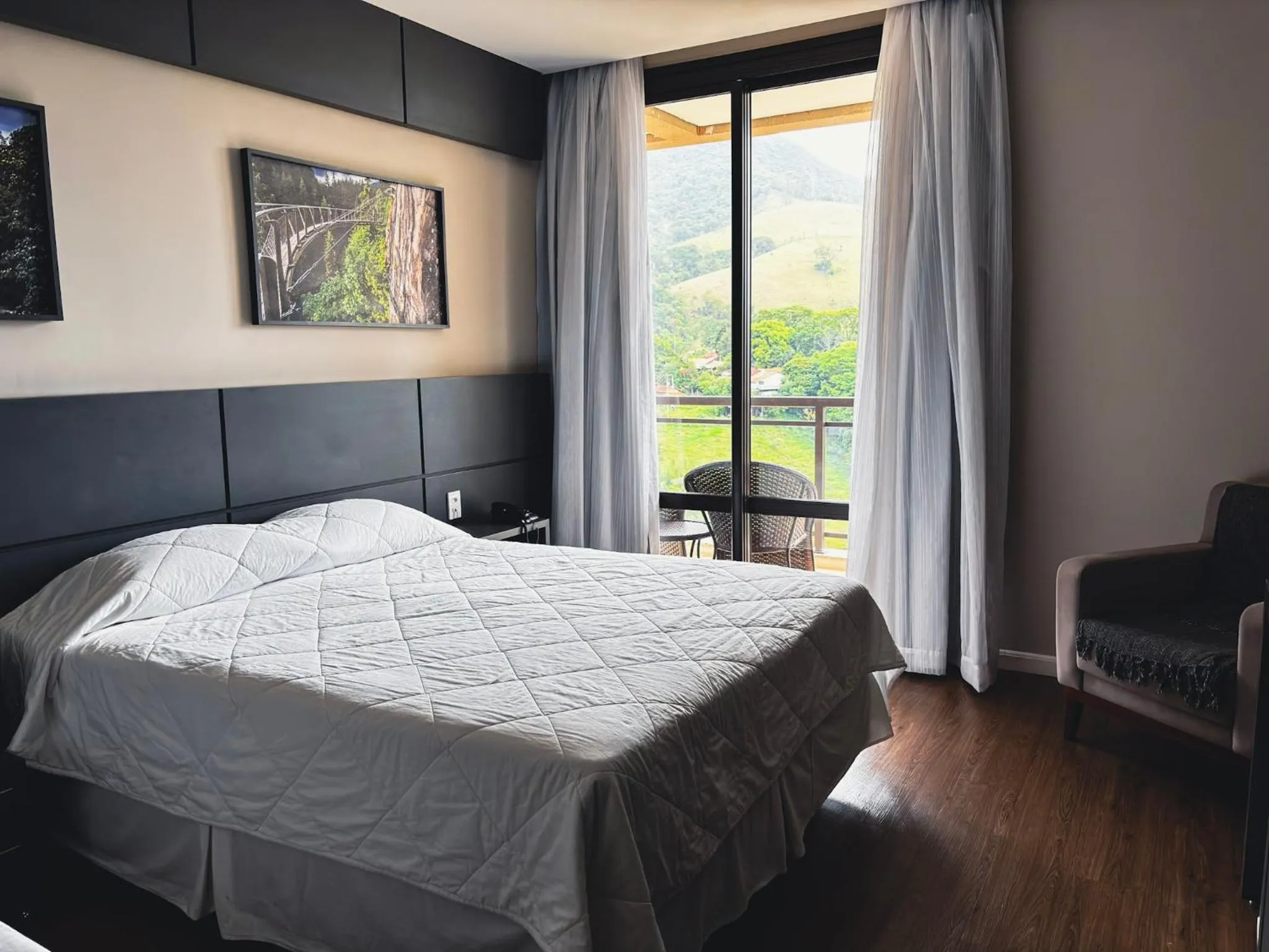 Bed in Hotel Chalés Capitanias