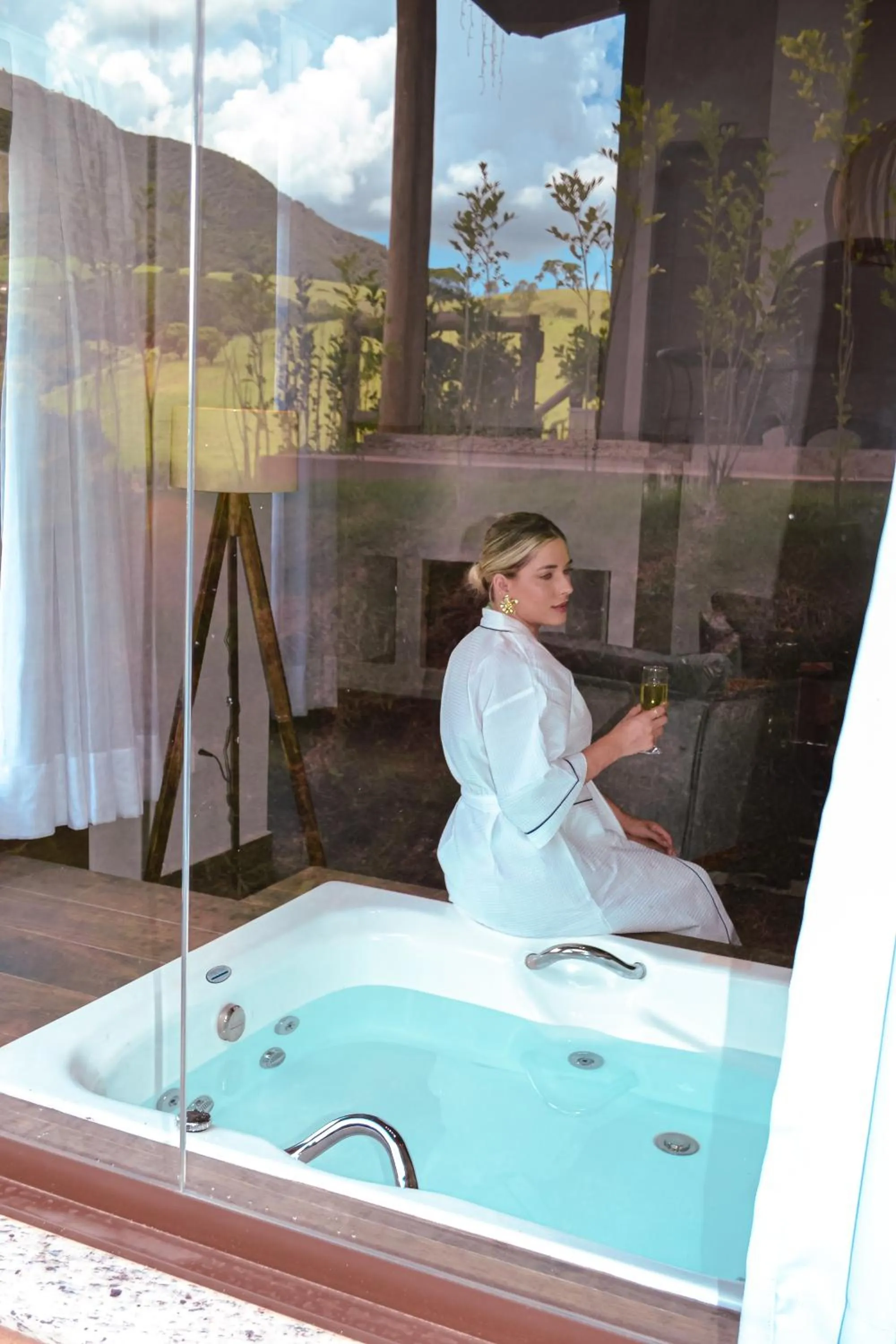 Hot Tub in Hotel Chalés Capitanias