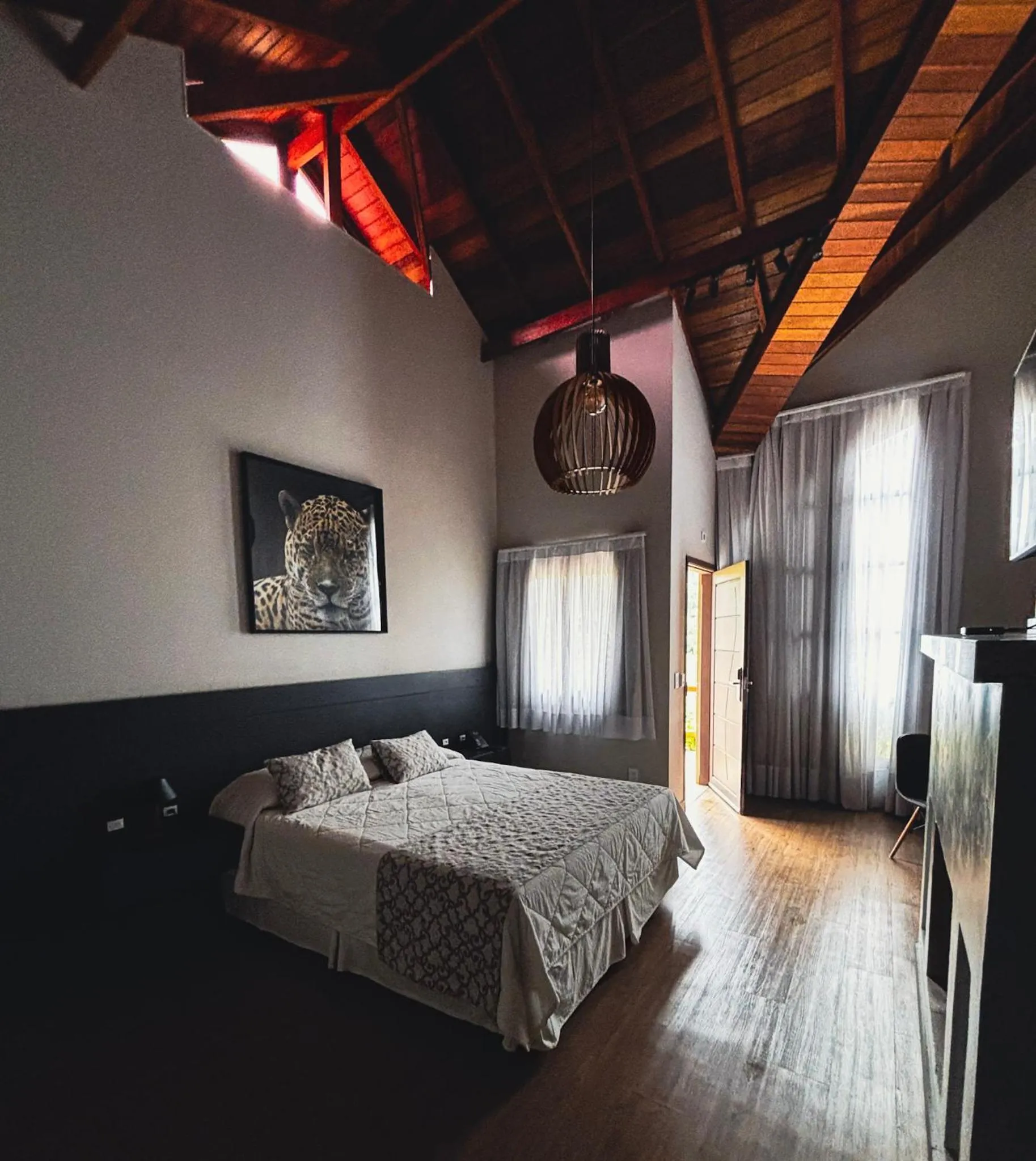 Bed in Hotel Chalés Capitanias