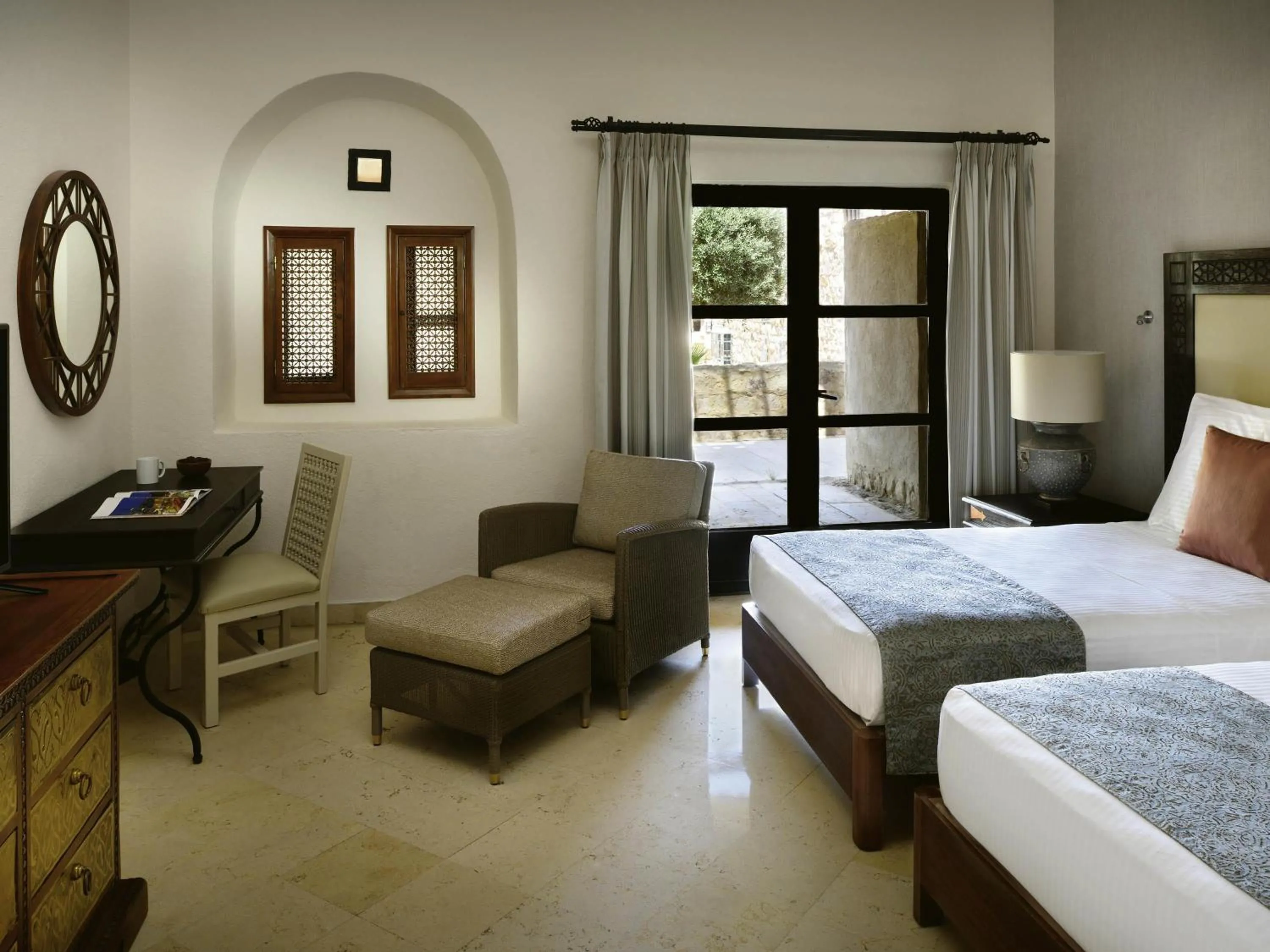 Bedroom, Bed in Mövenpick Resort & Spa Dead Sea