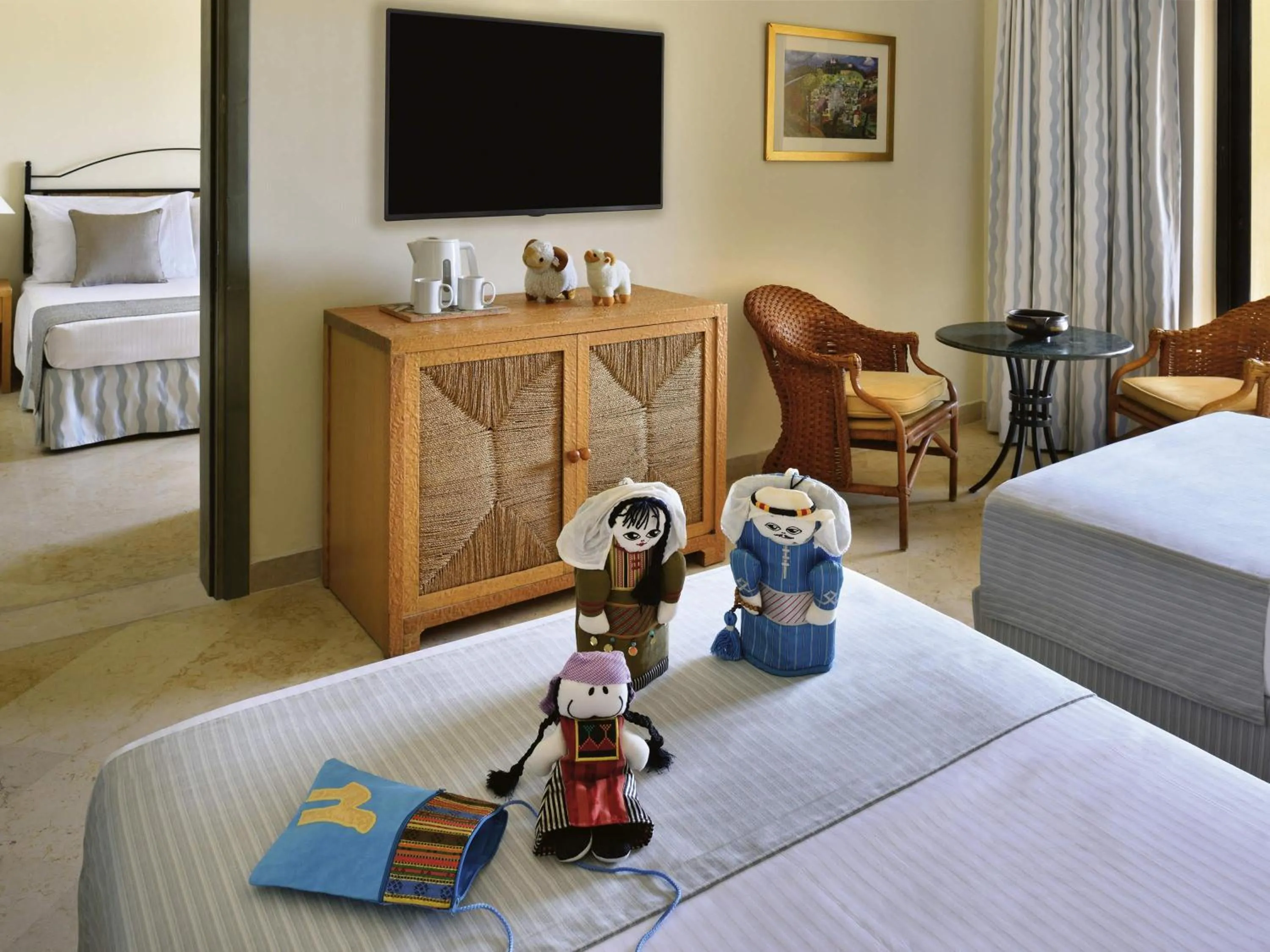 Bedroom, Bed in Mövenpick Resort & Spa Dead Sea