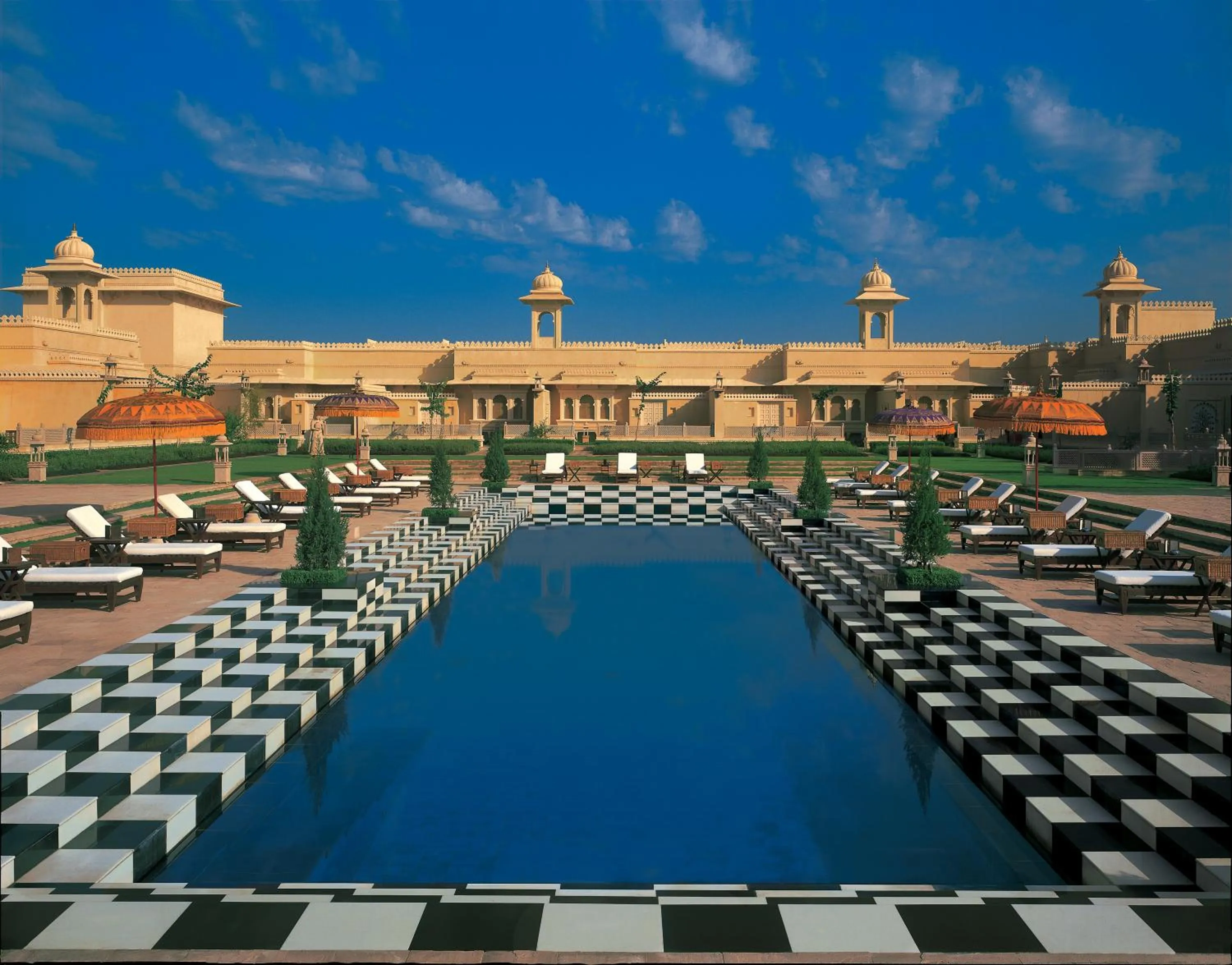 Swimming pool in The Oberoi Udaivilas Udaipur