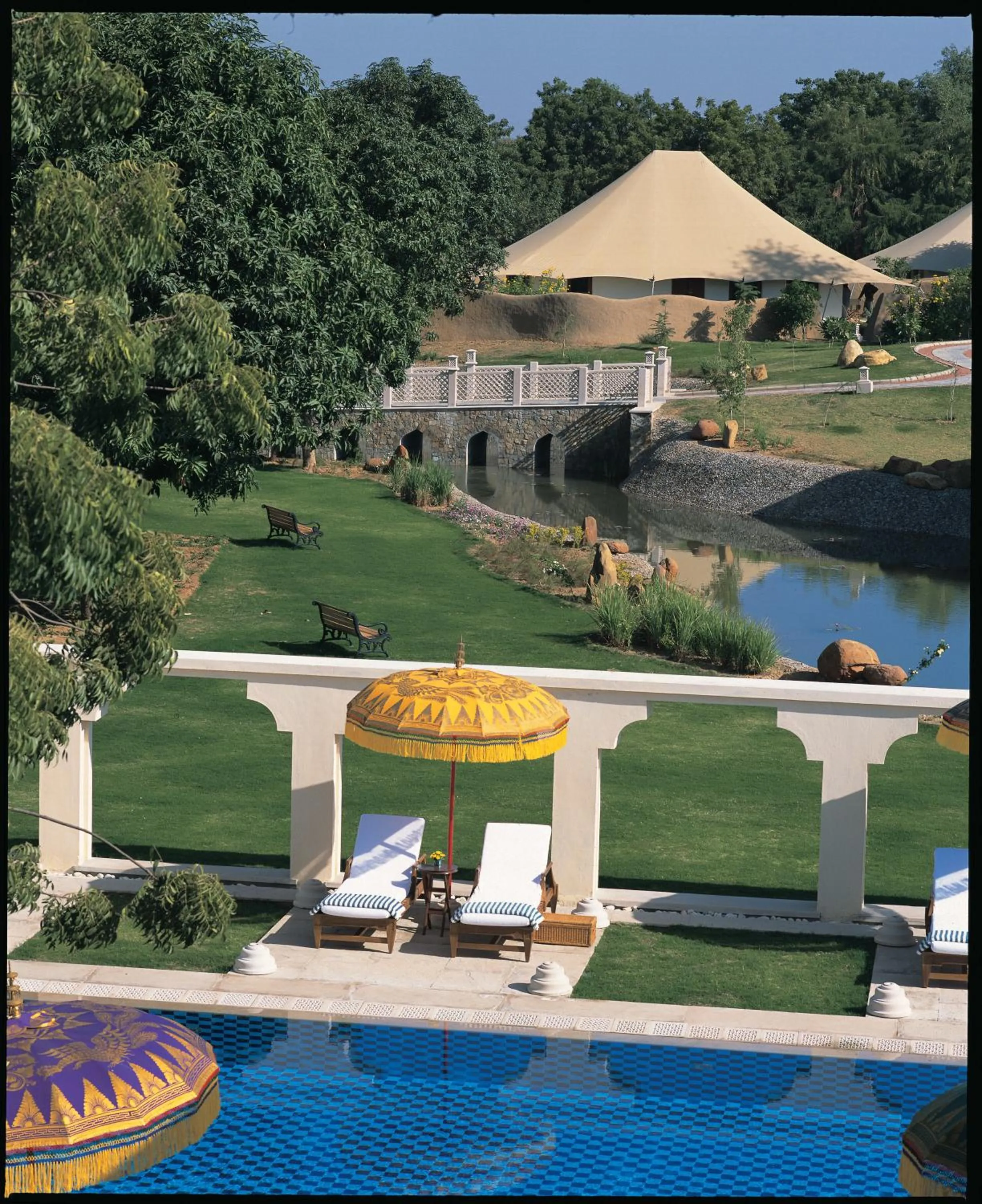 Garden in The Oberoi Vanyavilas Wildlife Resort, Ranthambhore