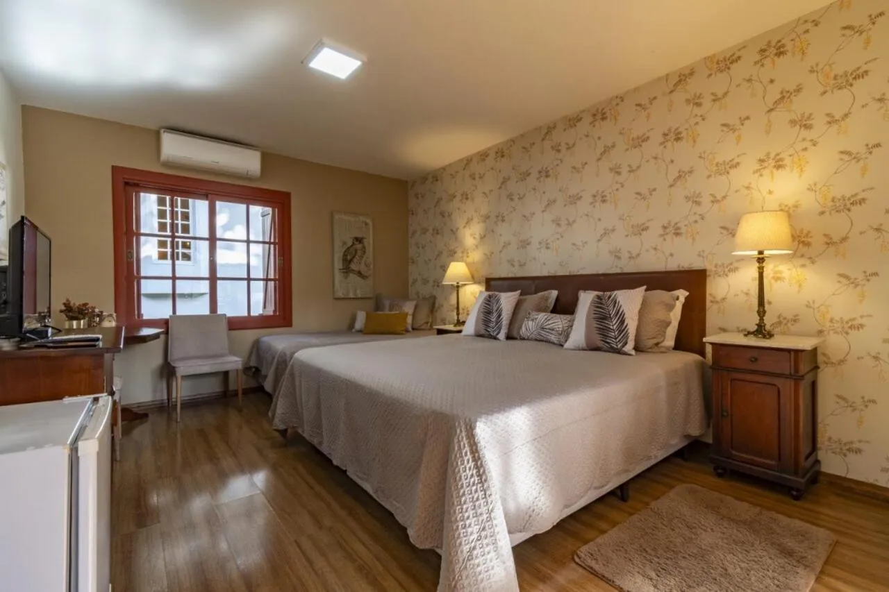 Bed in Pousada Vila 505