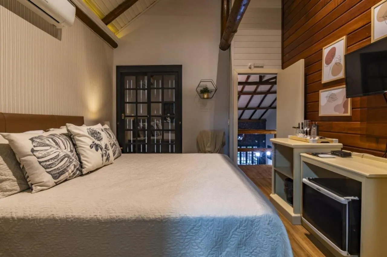 Bed in Pousada Vila 505