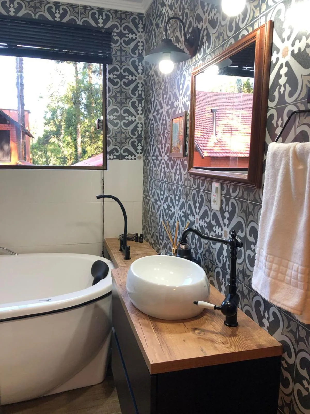 Bathroom in Pousada Vila 505