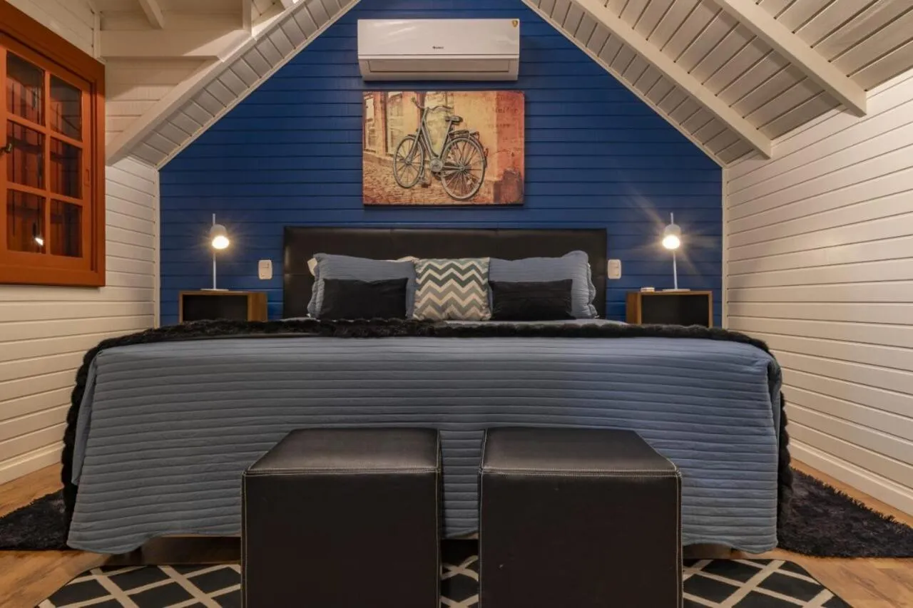 Bed in Pousada Vila 505