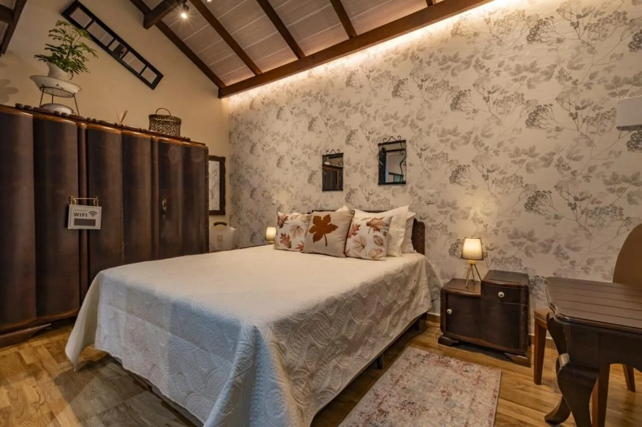 Bed in Pousada Vila 505