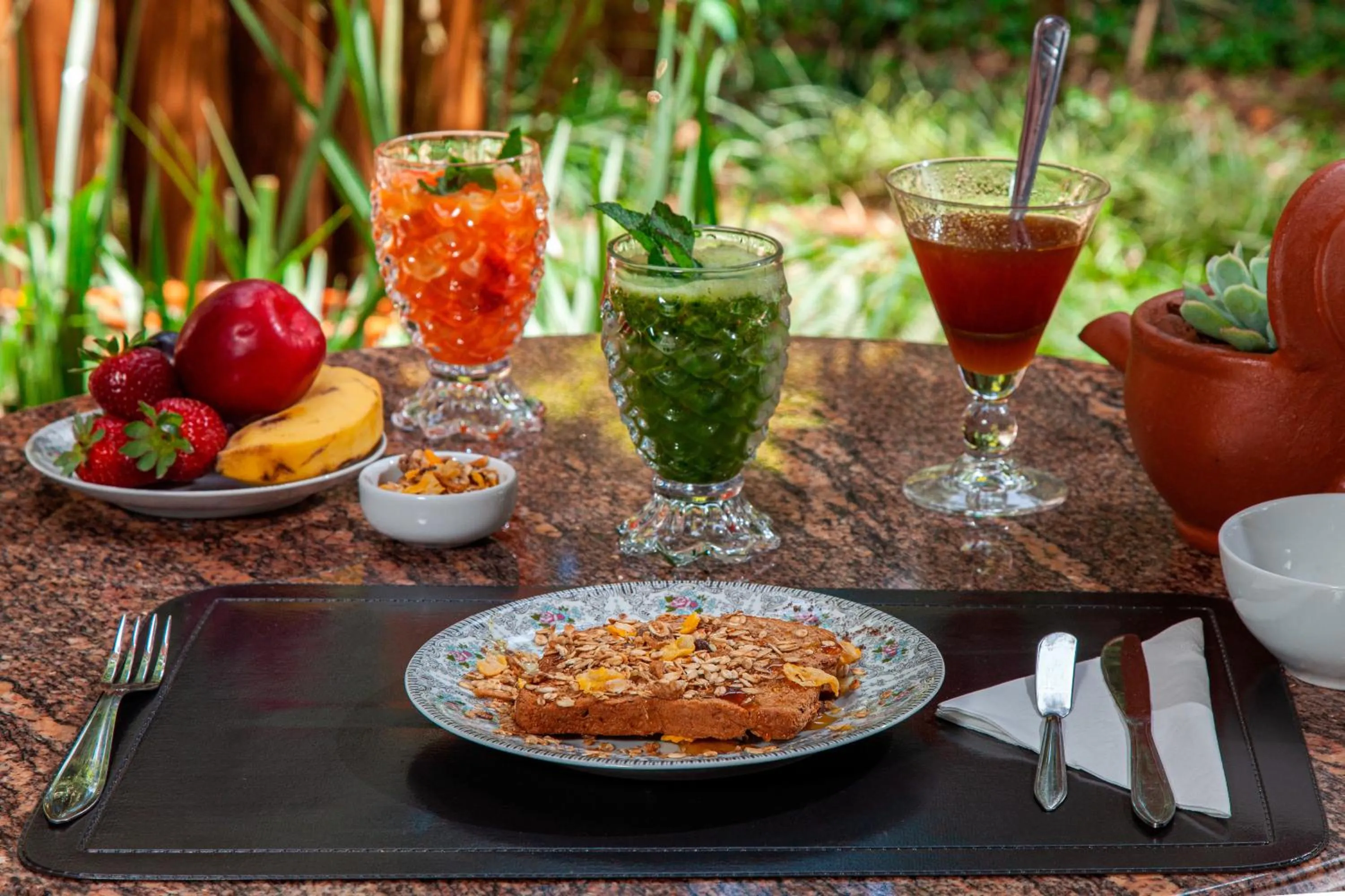 Food and drinks in Pousada Vila 505