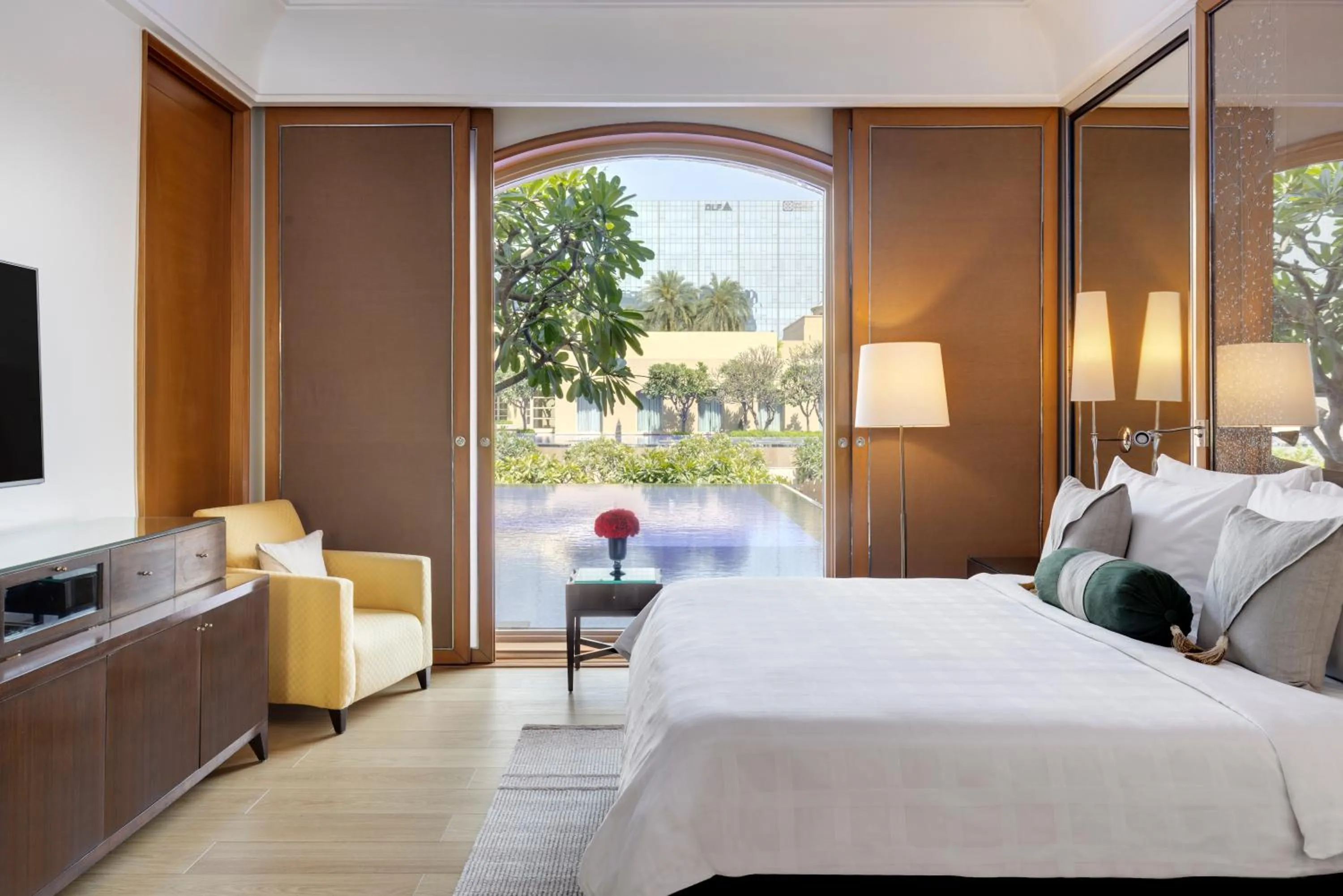 Bedroom, Bed in Trident Gurgaon