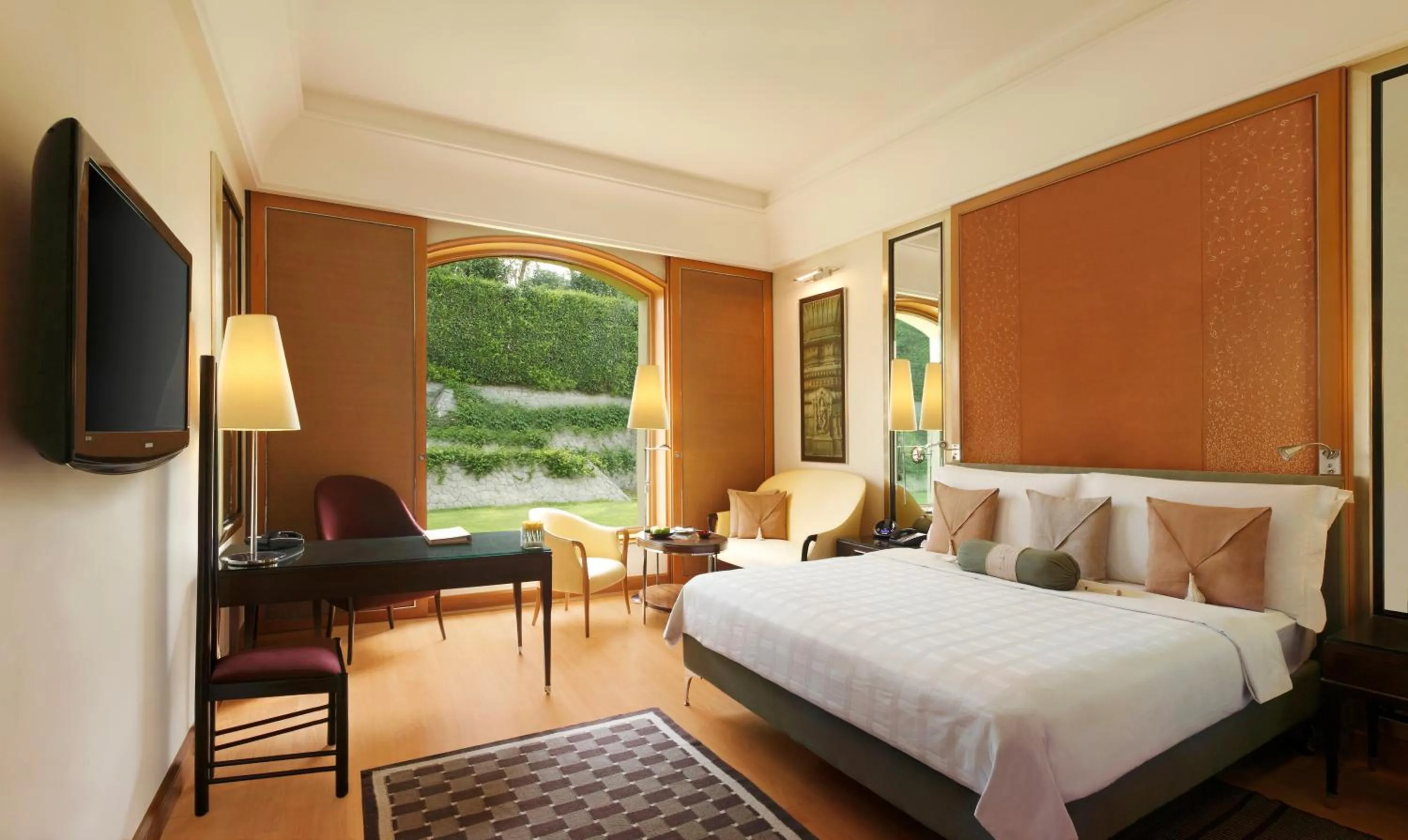 View (from property/room), Bed in Trident Gurgaon