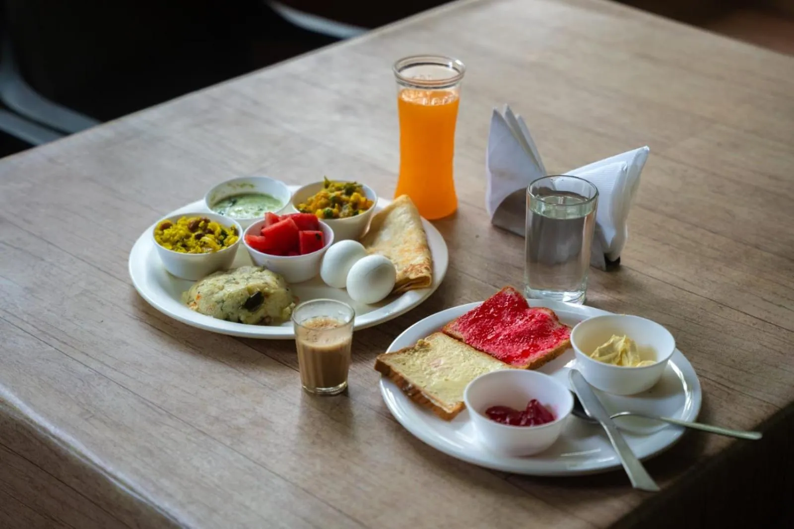 Breakfast in Parampara cottages