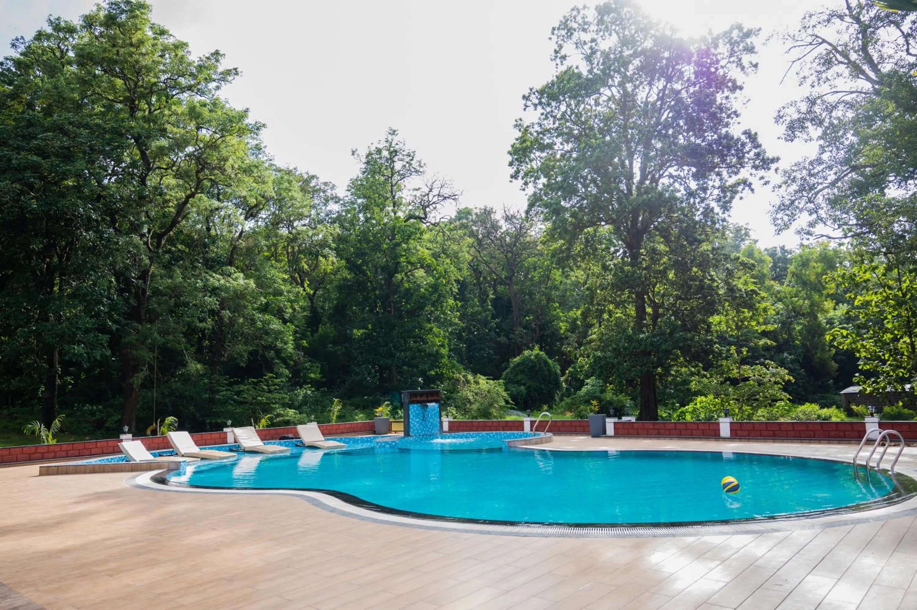 Pool view in Parampara cottages