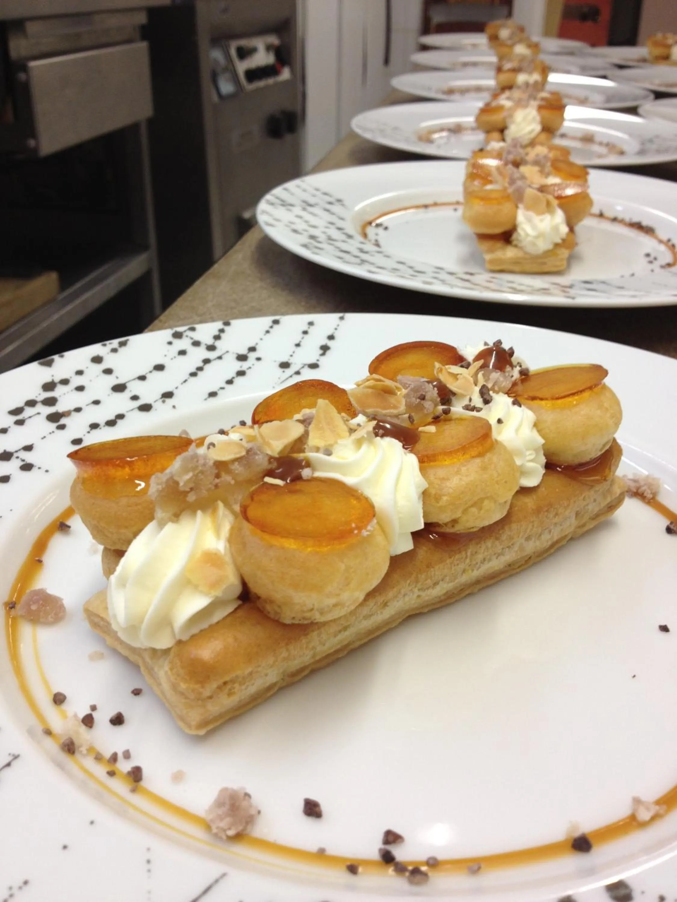 Food close-up in Logis Hôtel Restaurant Le Dauphin et Le Spa du Prieuré