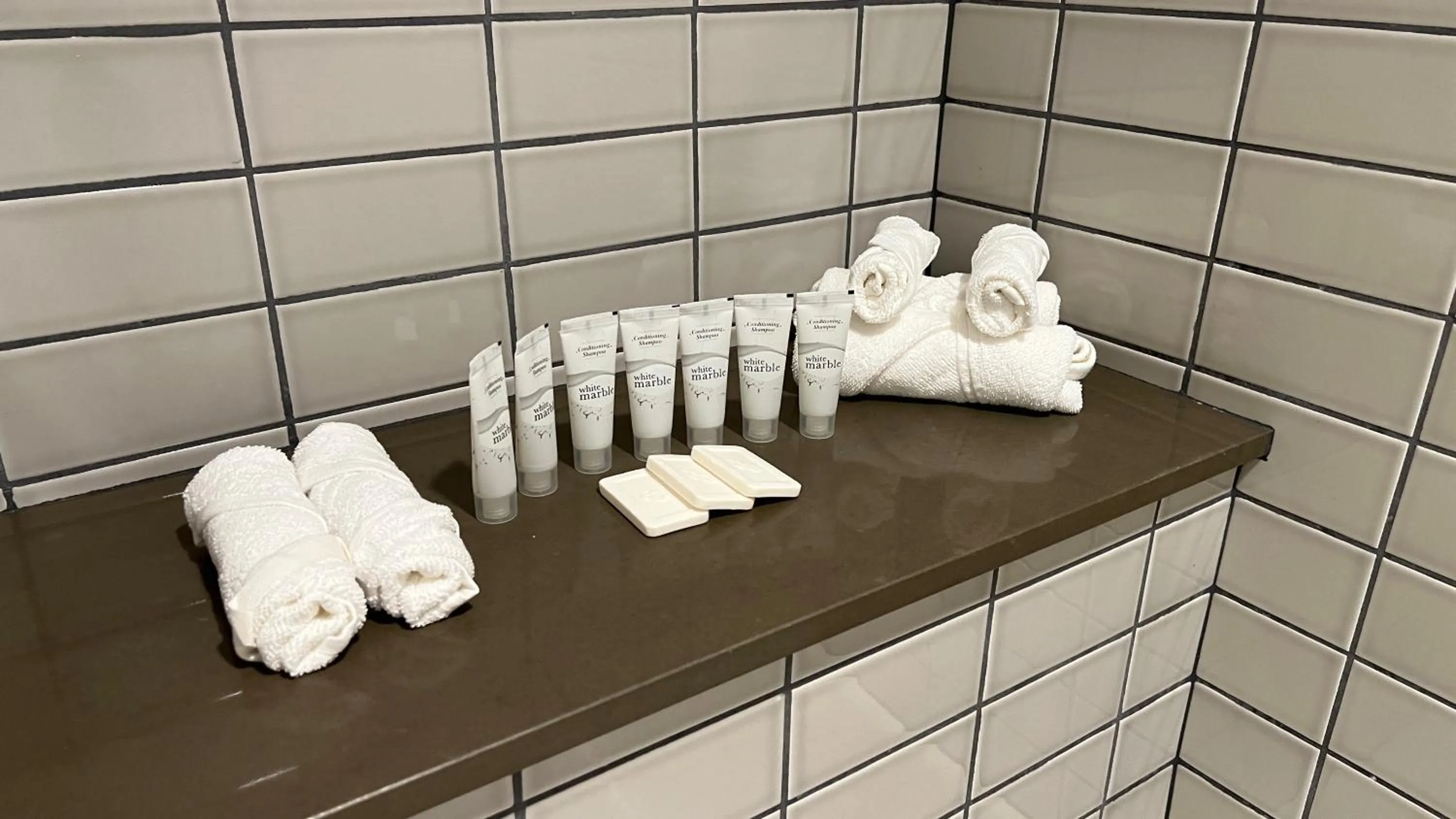 Shower in Sky-Rise Apartments