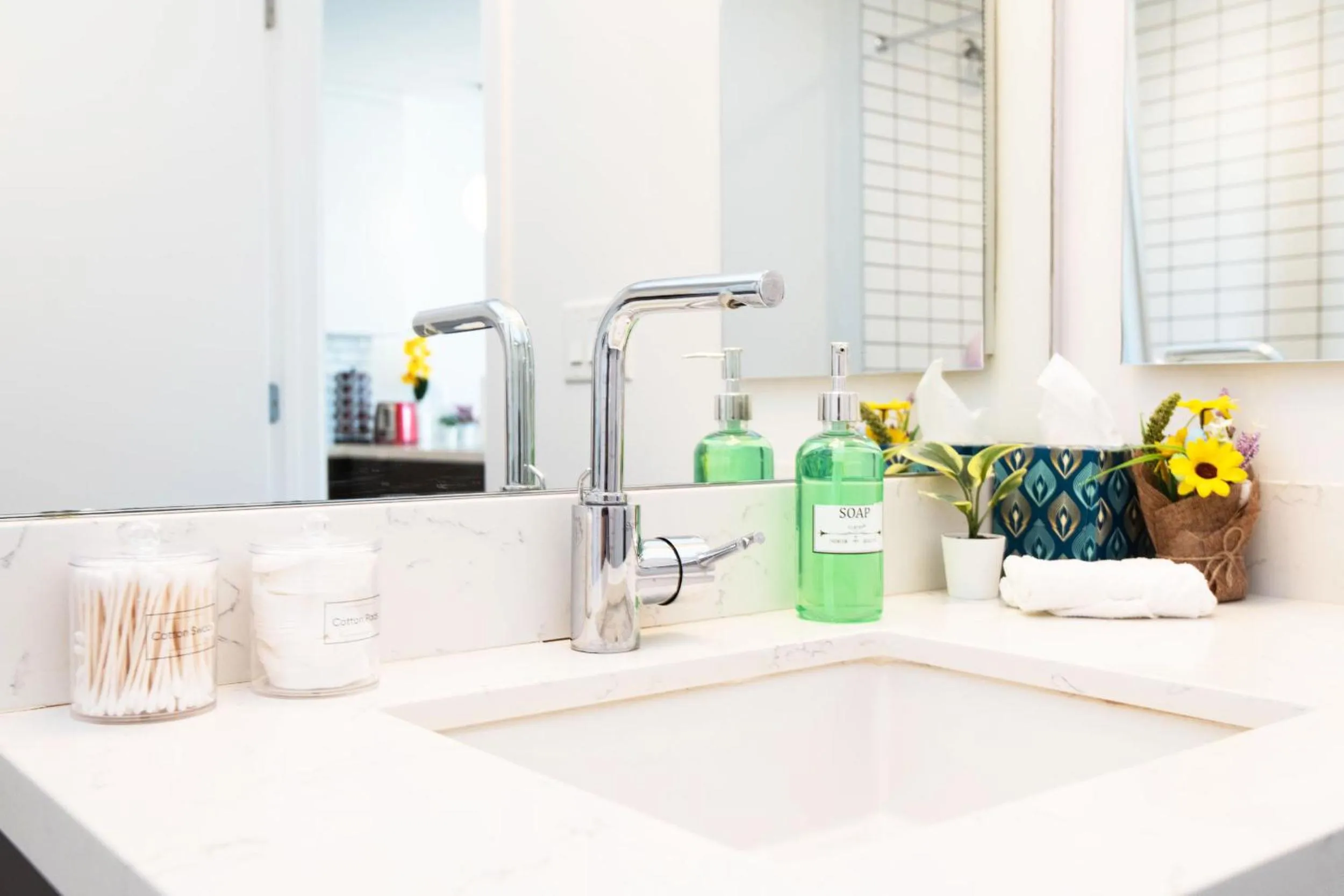 Bathroom in Sky-Rise Apartments