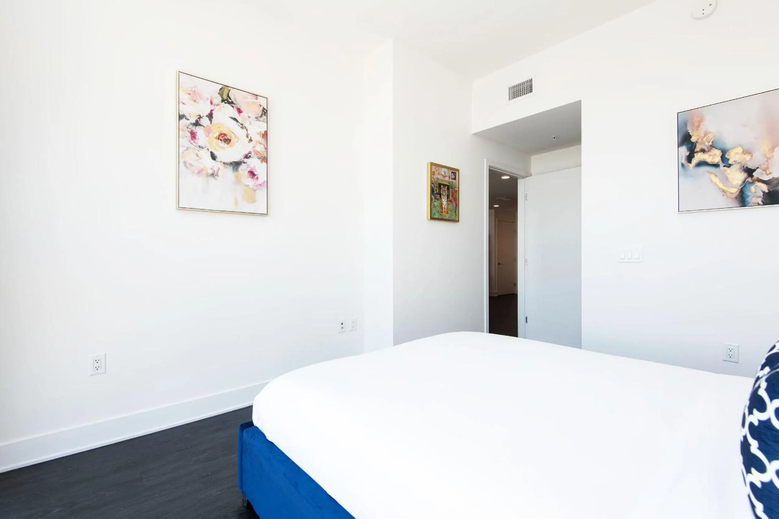 Bed in Sky-Rise Apartments