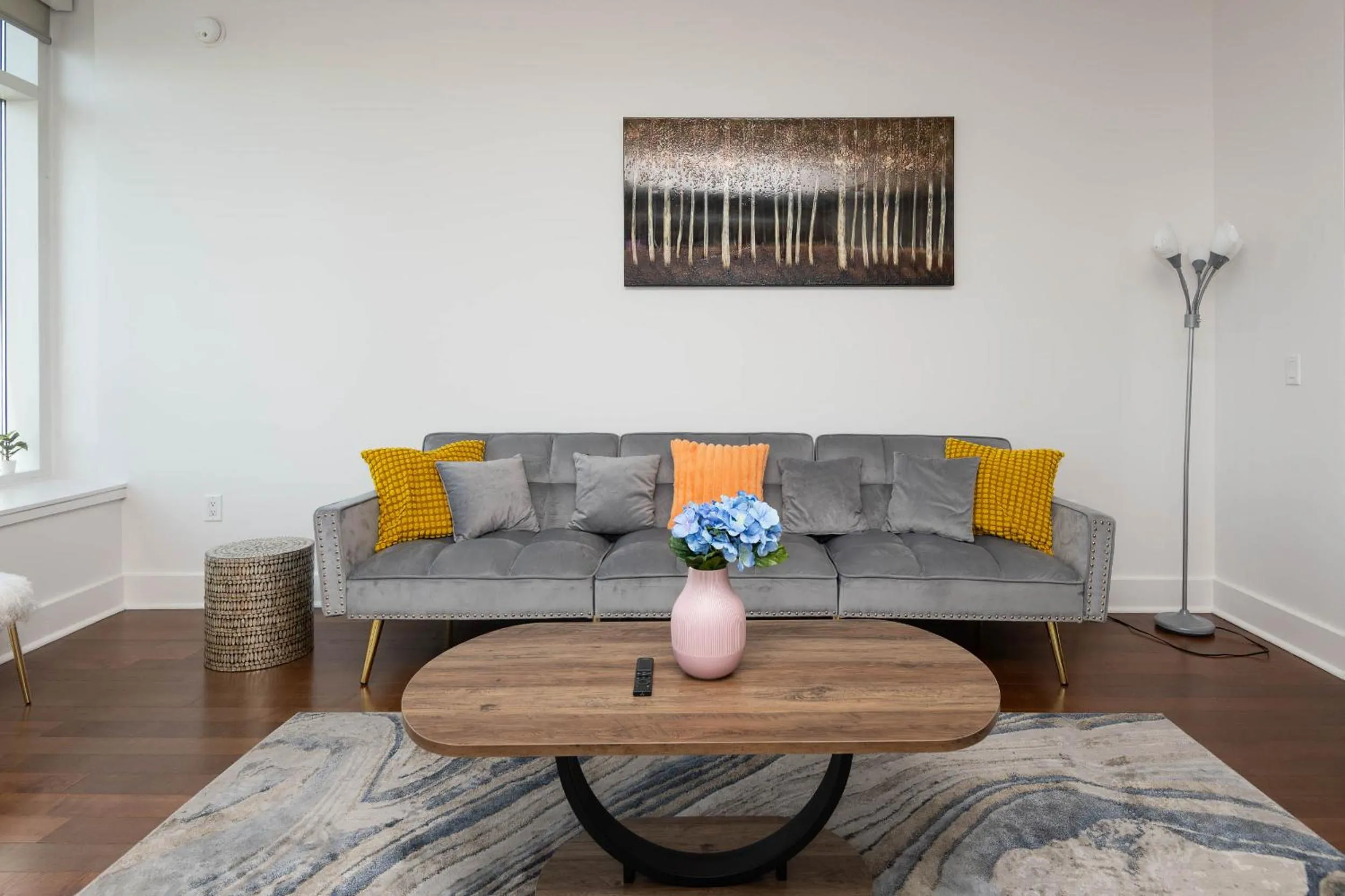 Living room in Sky-Rise Apartments