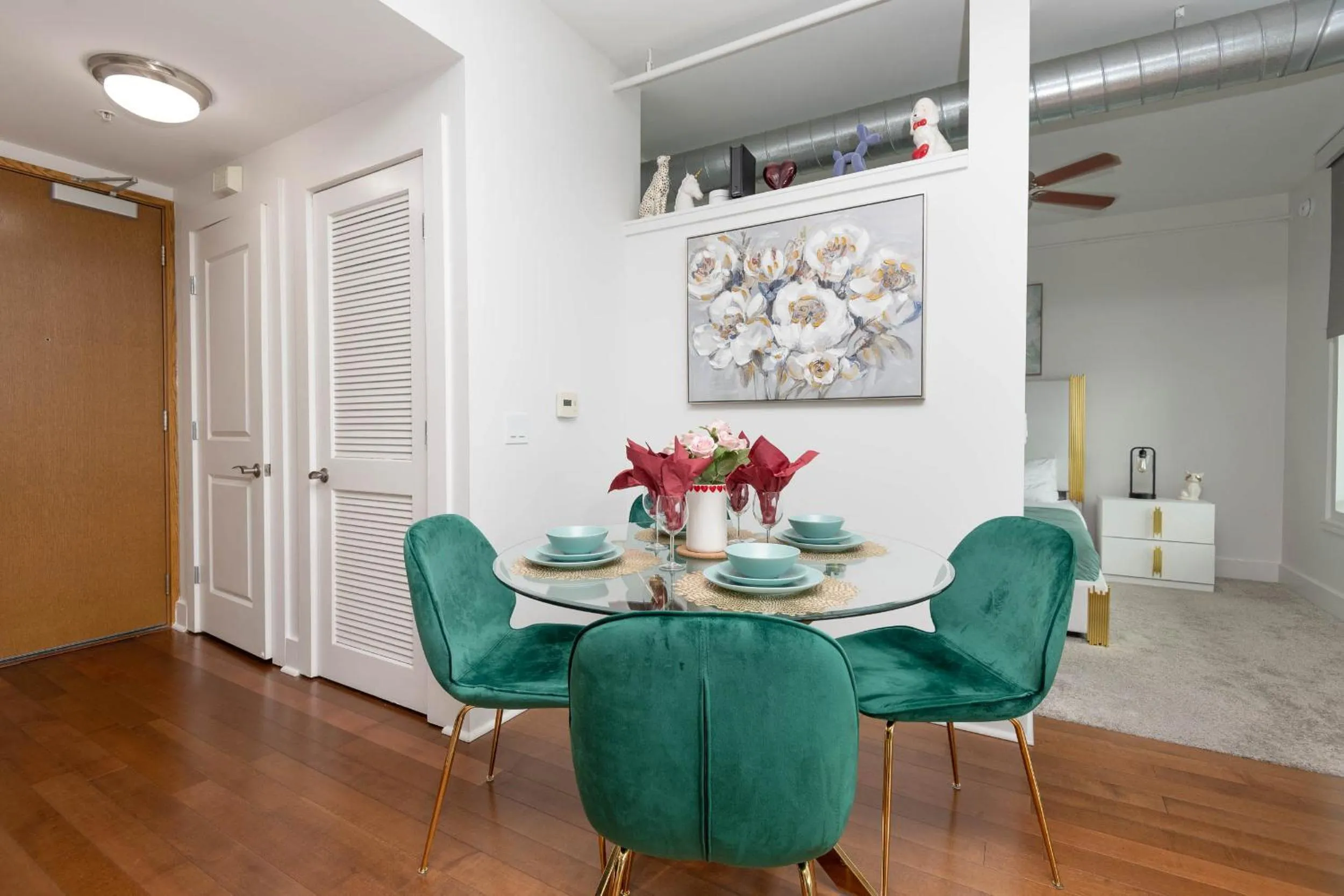 Living room in Sky-Rise Apartments