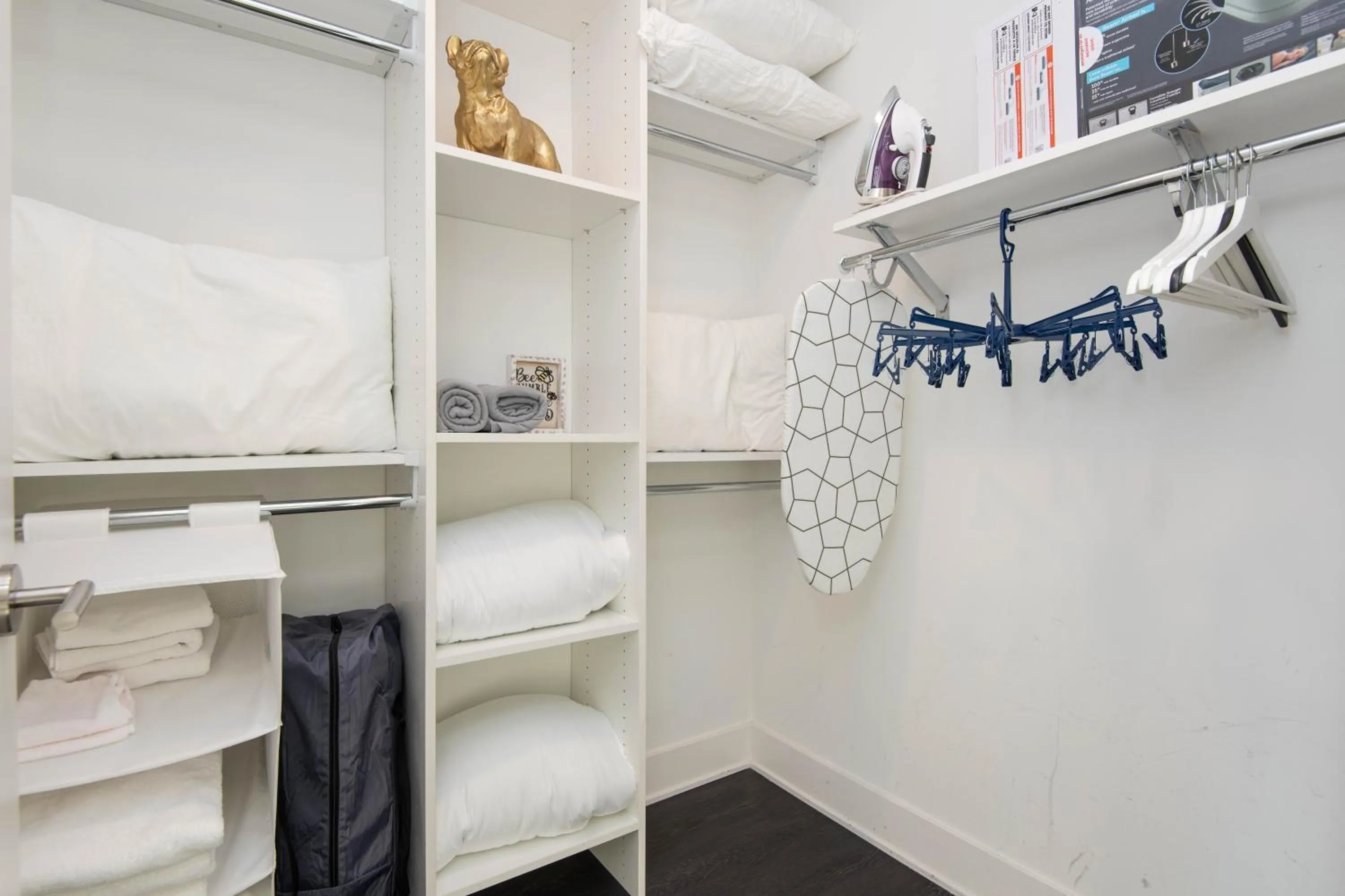 Bed in Sky-Rise Apartments