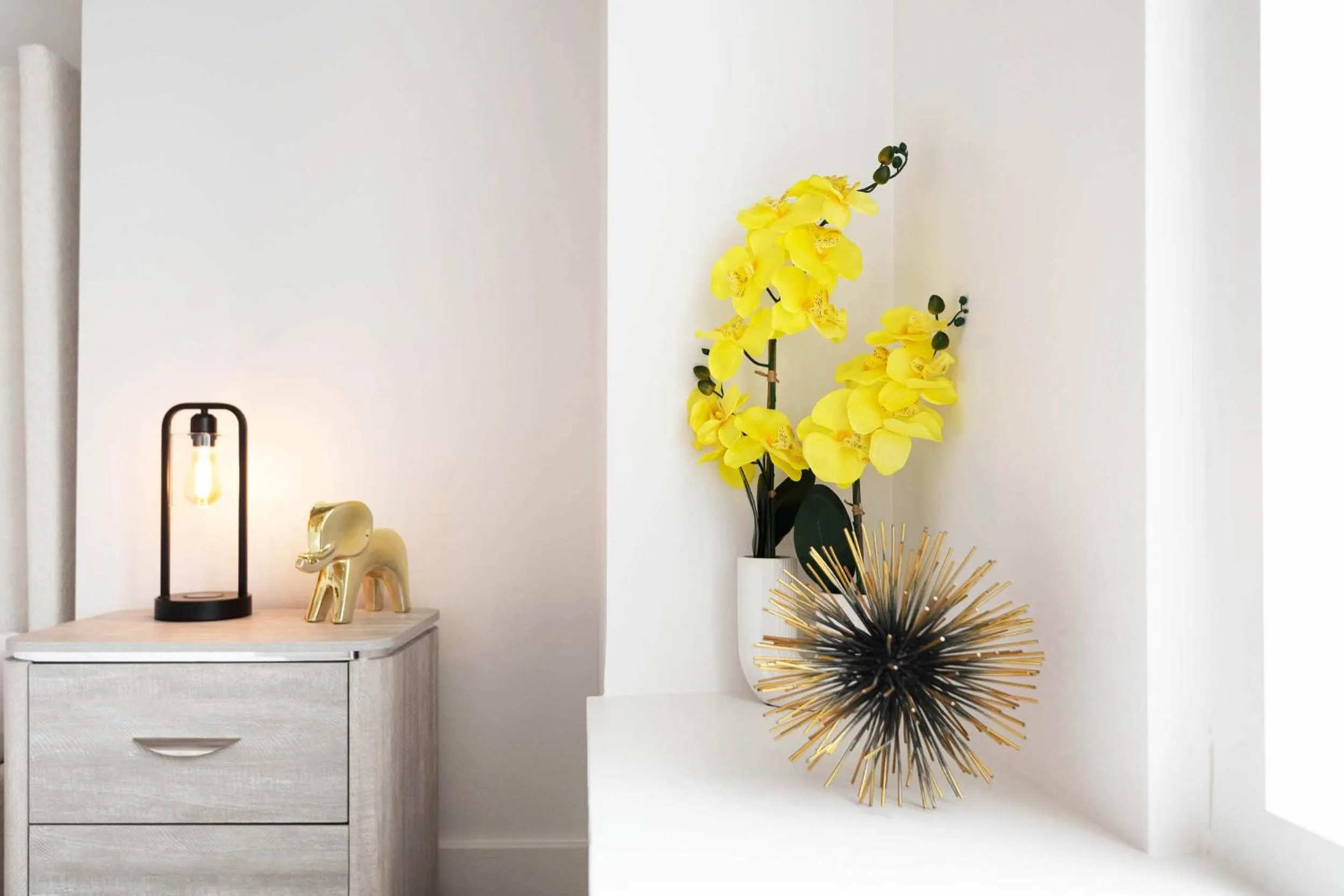 Decorative detail in Sky-Rise Apartments