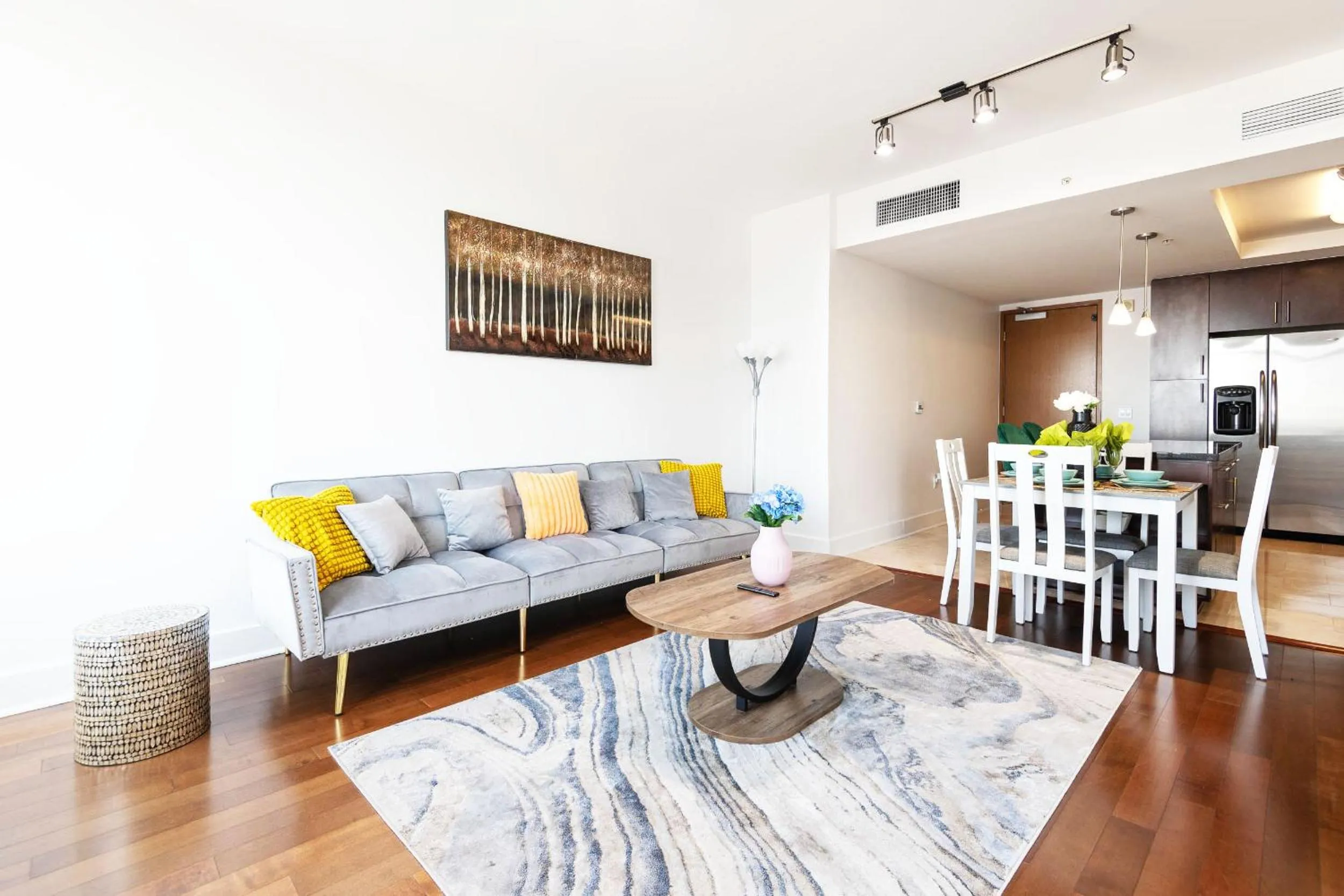 Kitchen or kitchenette in Sky-Rise Apartments