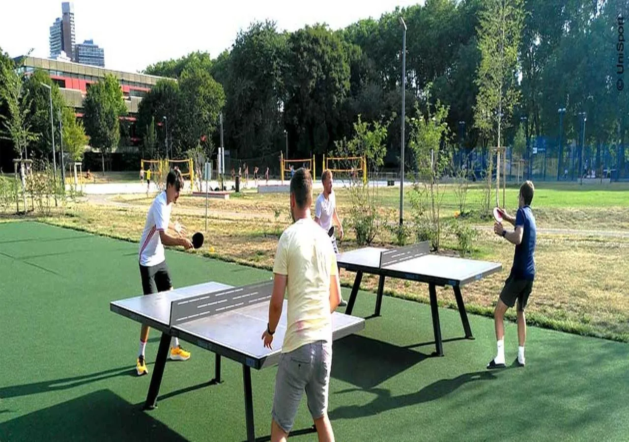Table tennis in Sky-Rise Apartments