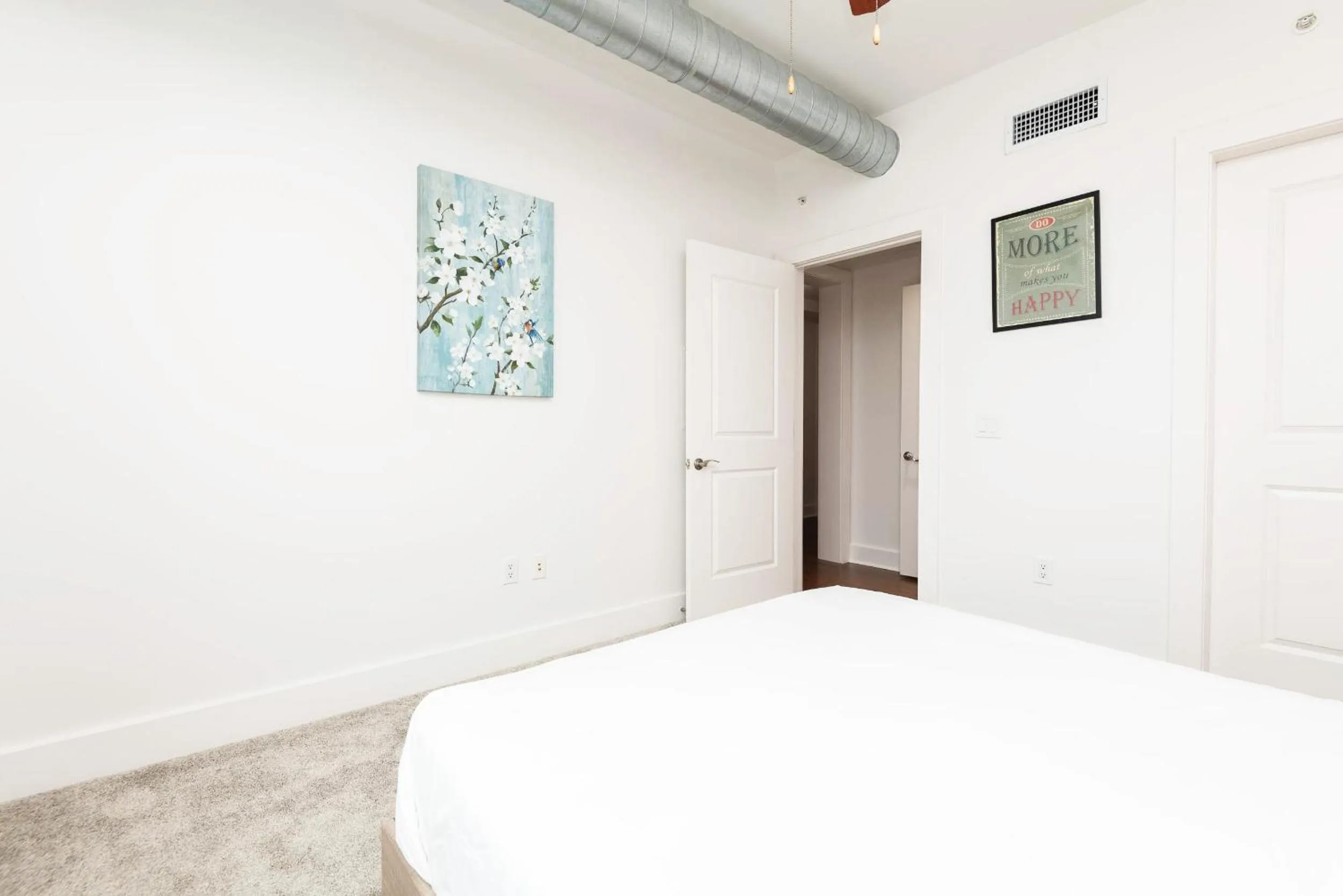 Bed in Sky-Rise Apartments