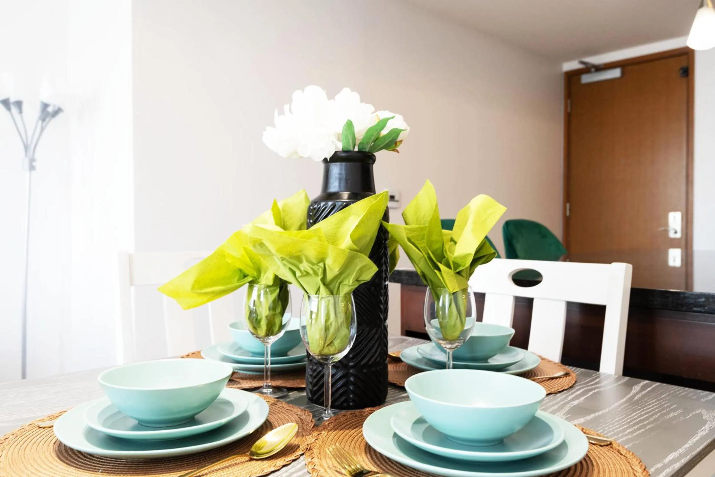 Living room in Sky-Rise Apartments