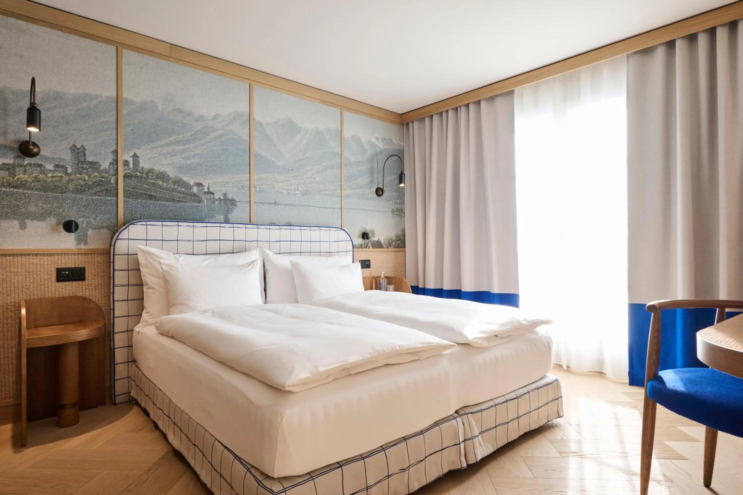 Photo of the whole room, Bed in Sorell Boutique-Hotel Speer Rapperswil