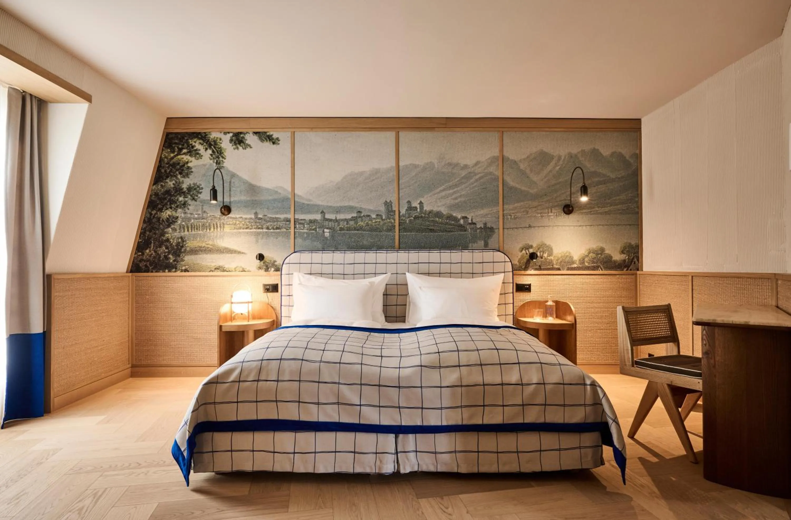 Bed in Sorell Boutique-Hotel Speer Rapperswil