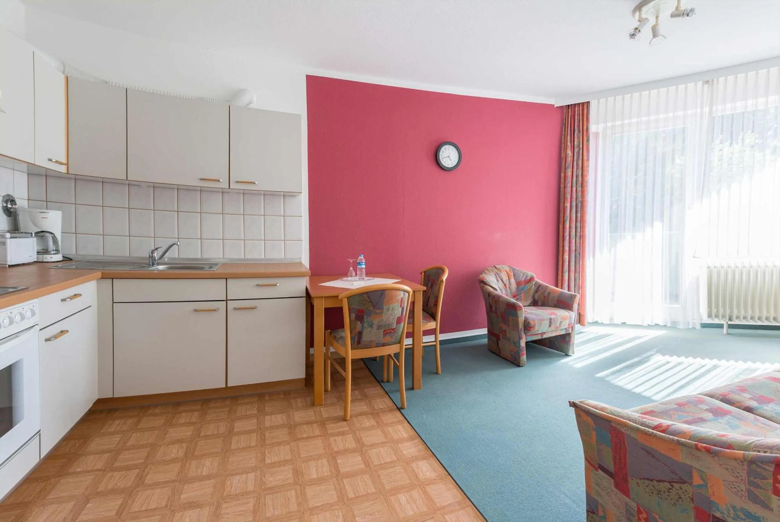 Kitchen or kitchenette in Aparthotel Berlin