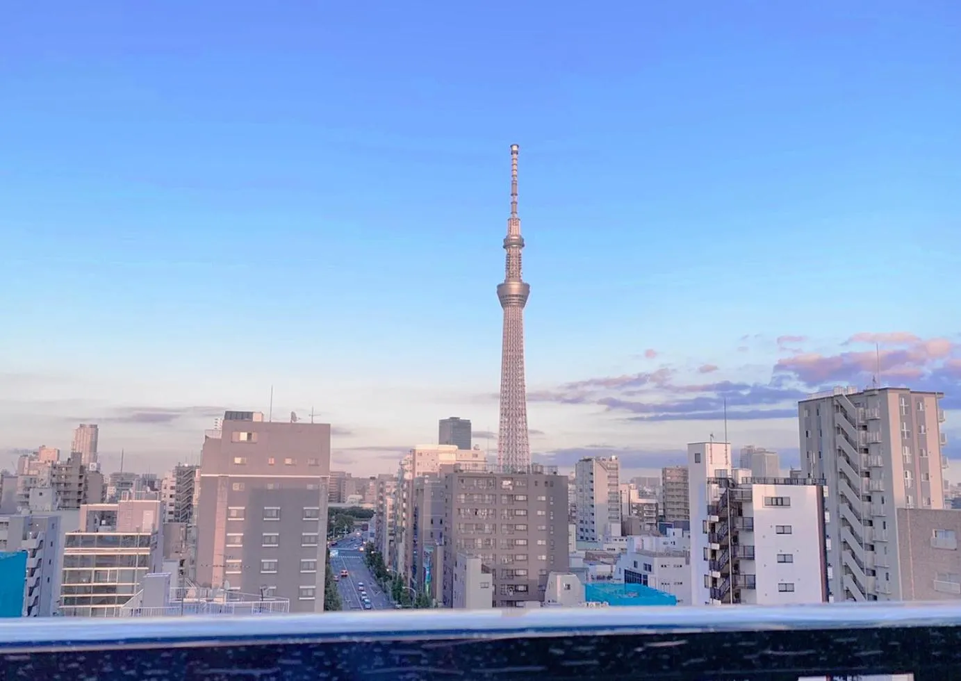 City view in the Moto Hotel Asakusa
