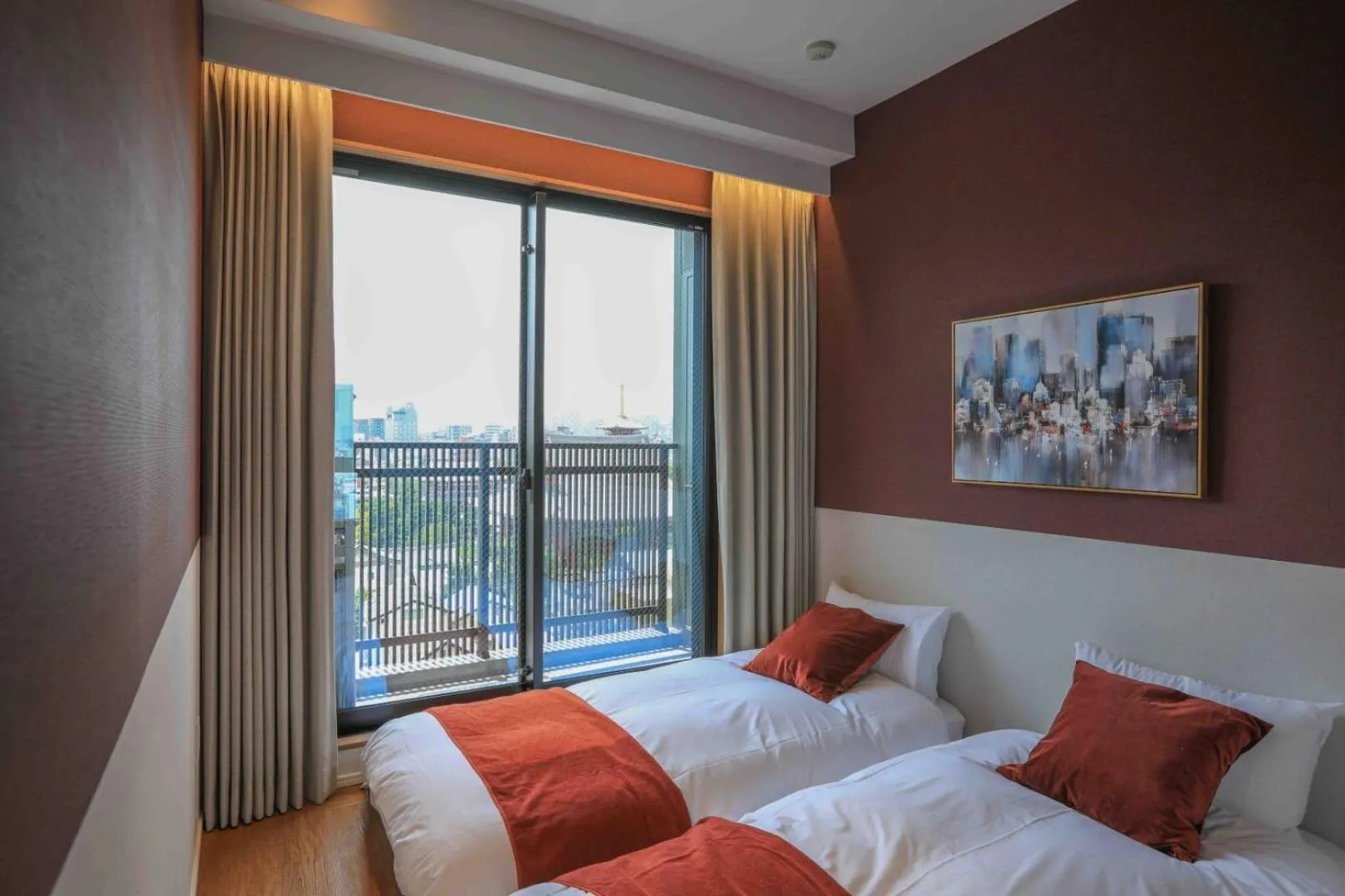 Bedroom, Bed in the Moto Hotel Asakusa