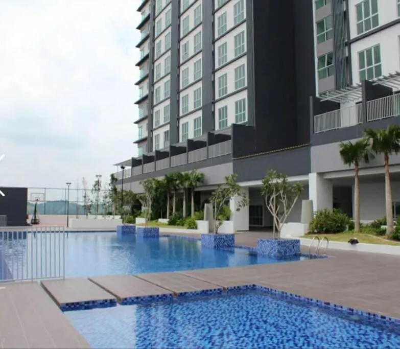 Pool view in MyHome 2B At Seri Kembangan With A View