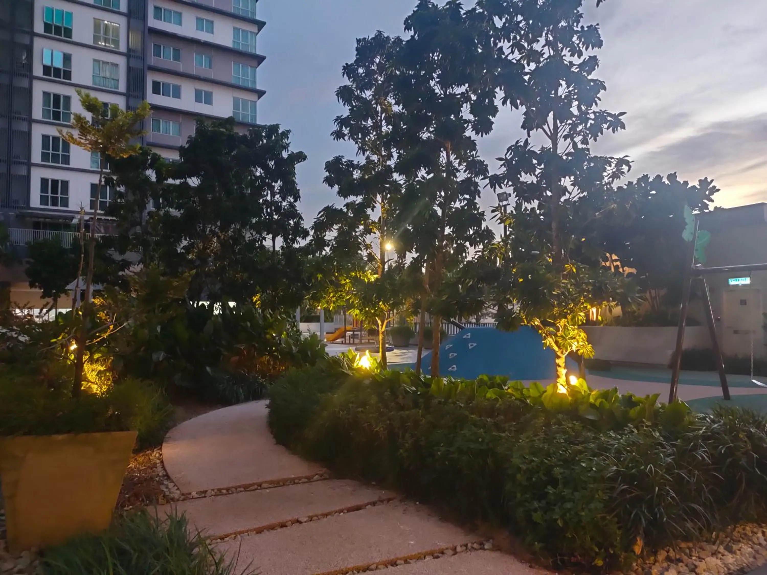 Garden in MyHome 2B At Seri Kembangan With A View