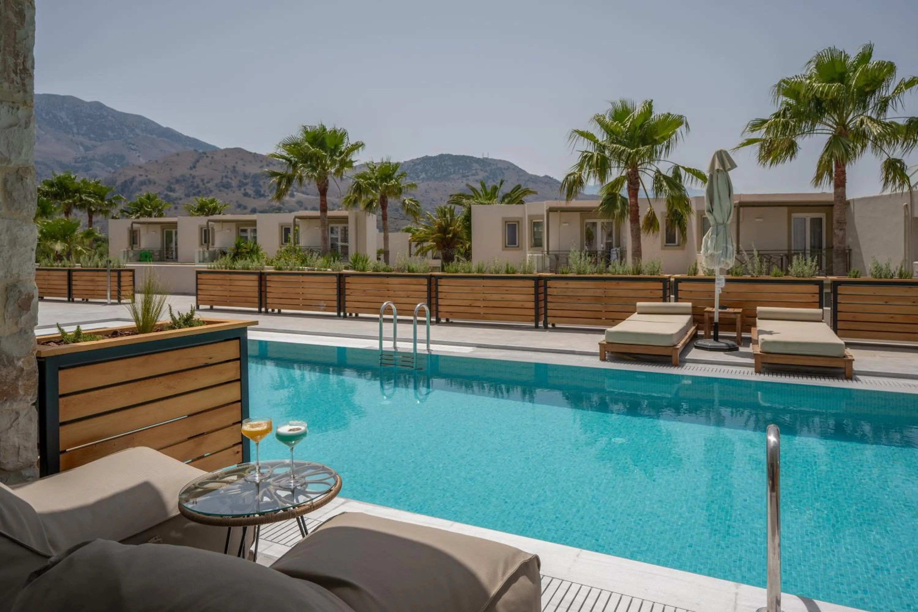 Balcony/Terrace in Georgioupolis Suites & Aqua Park