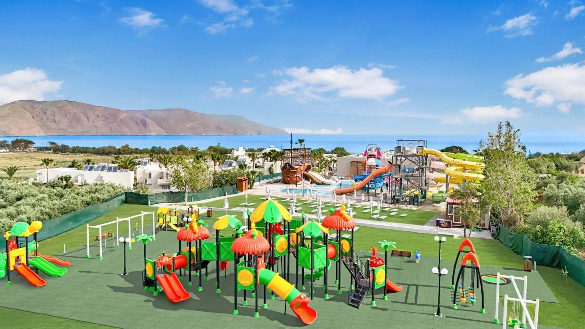 Children play ground in Georgioupolis Suites & Aqua Park
